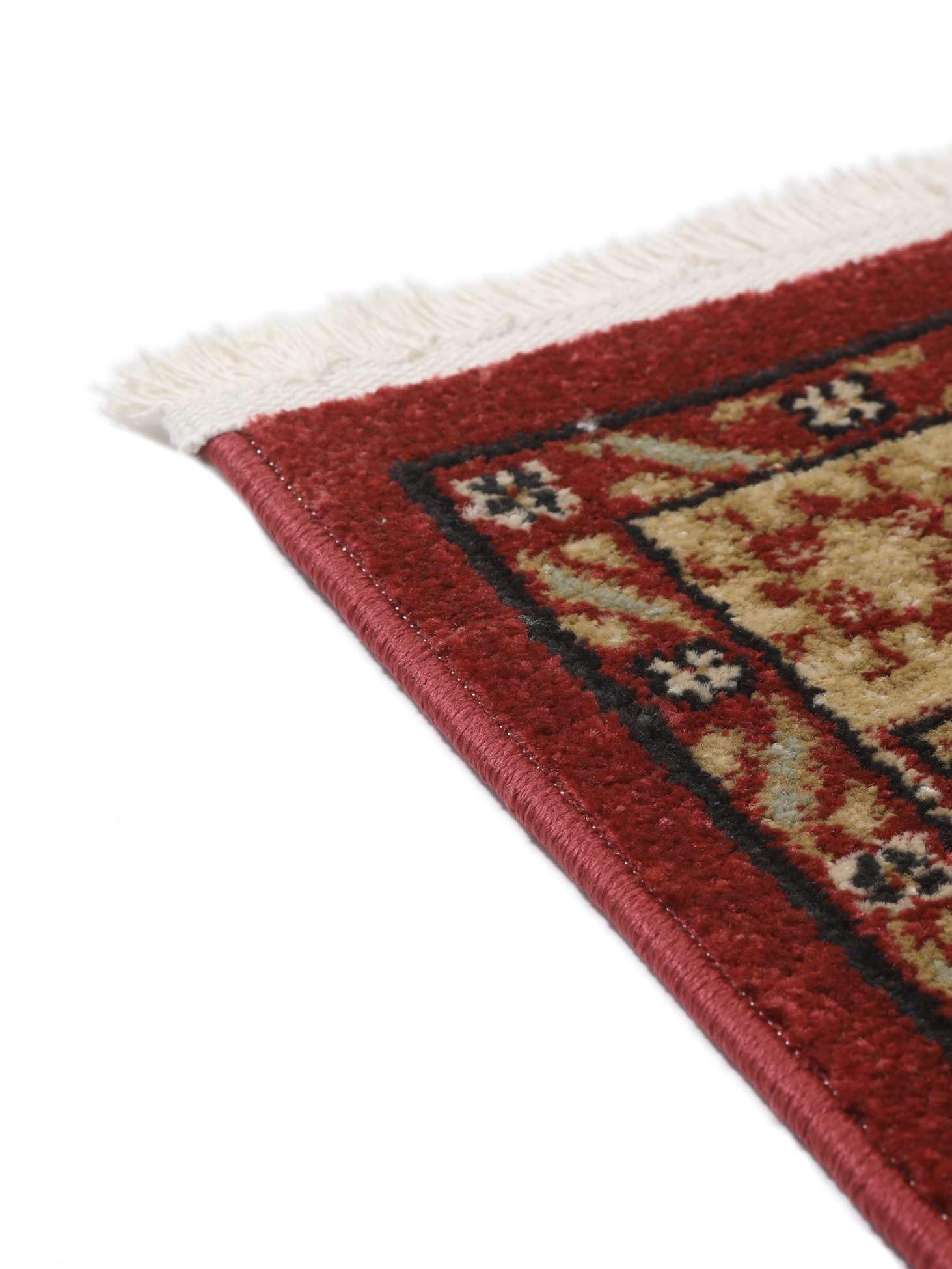 RugVista Shirvan Kazak, Tappeto, Orientali, 200 x cm, Quadrata, Pelo medio, Soggiorno, Sala da pranzo, Camera letto, Lavabile solo a secco, oeko_tex_100, Rosso/Beige