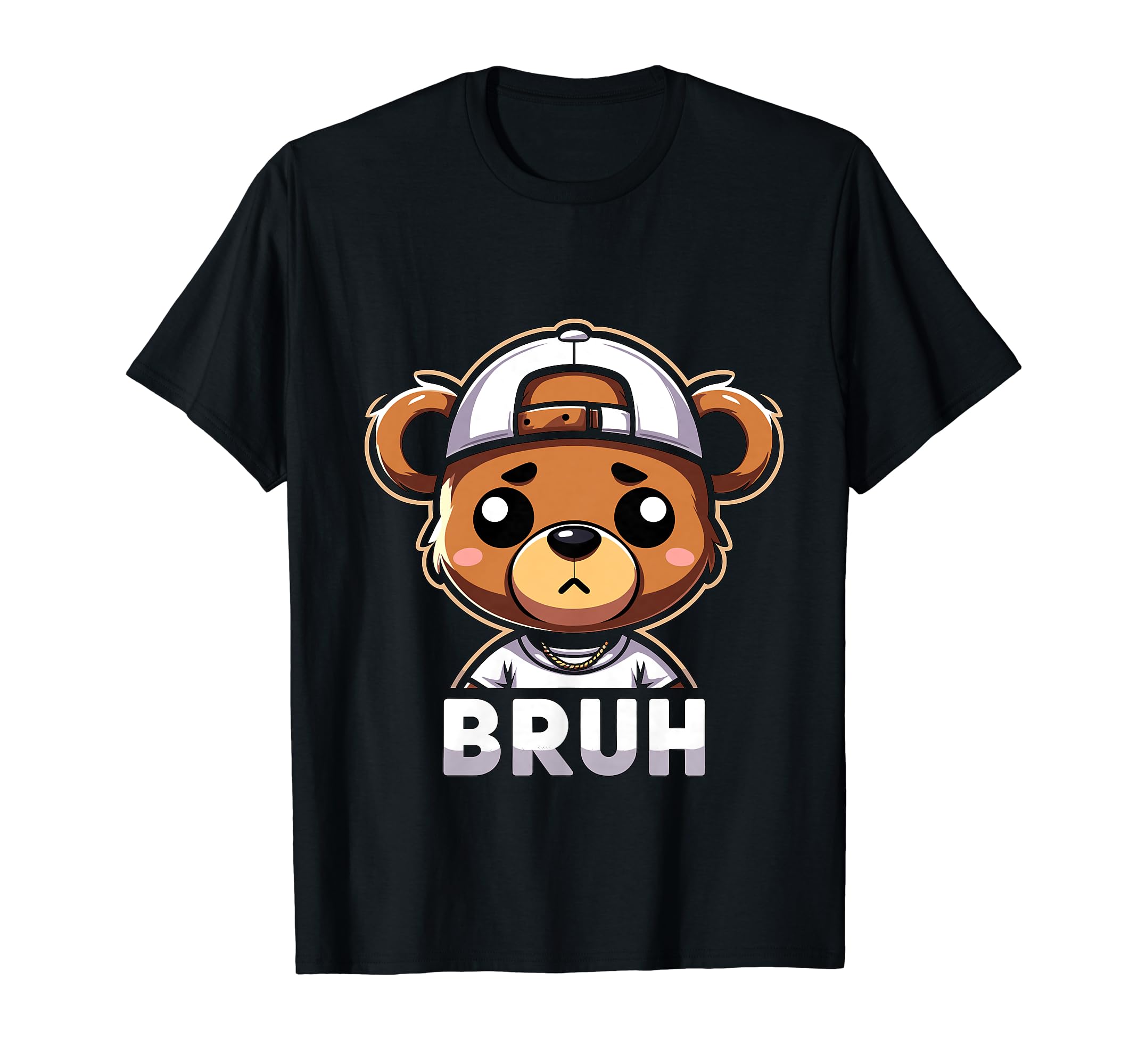 Magical and Funny Teddy Bear GiftsHip Hop Teddy Bear Bruh Rap Music T-ShirtOEKO-TEX STANDARD 100