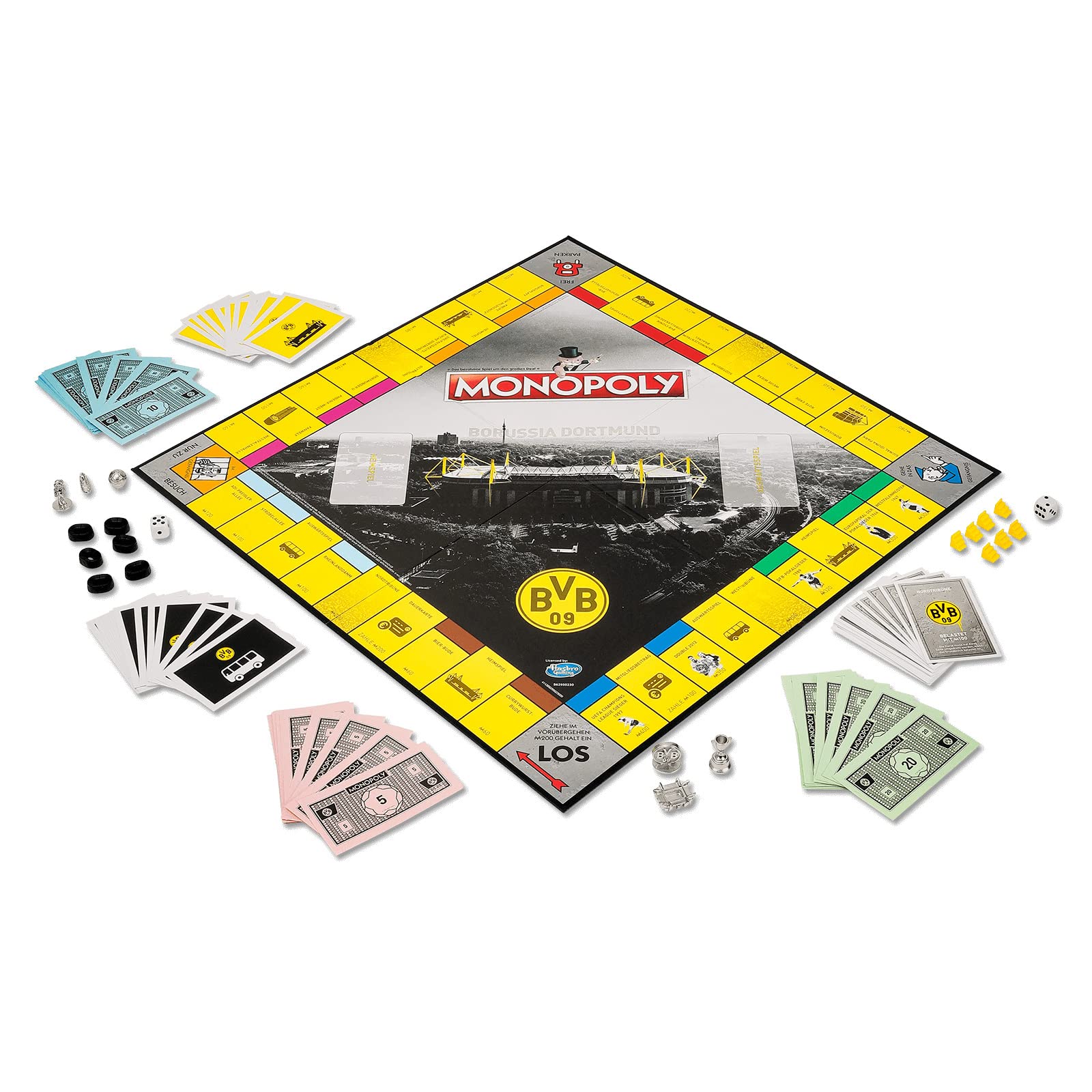 Collection De Jeux Borussia Dortmund – échecs, Dames, Moulins, Jeu De L’oie – Fan Officiel