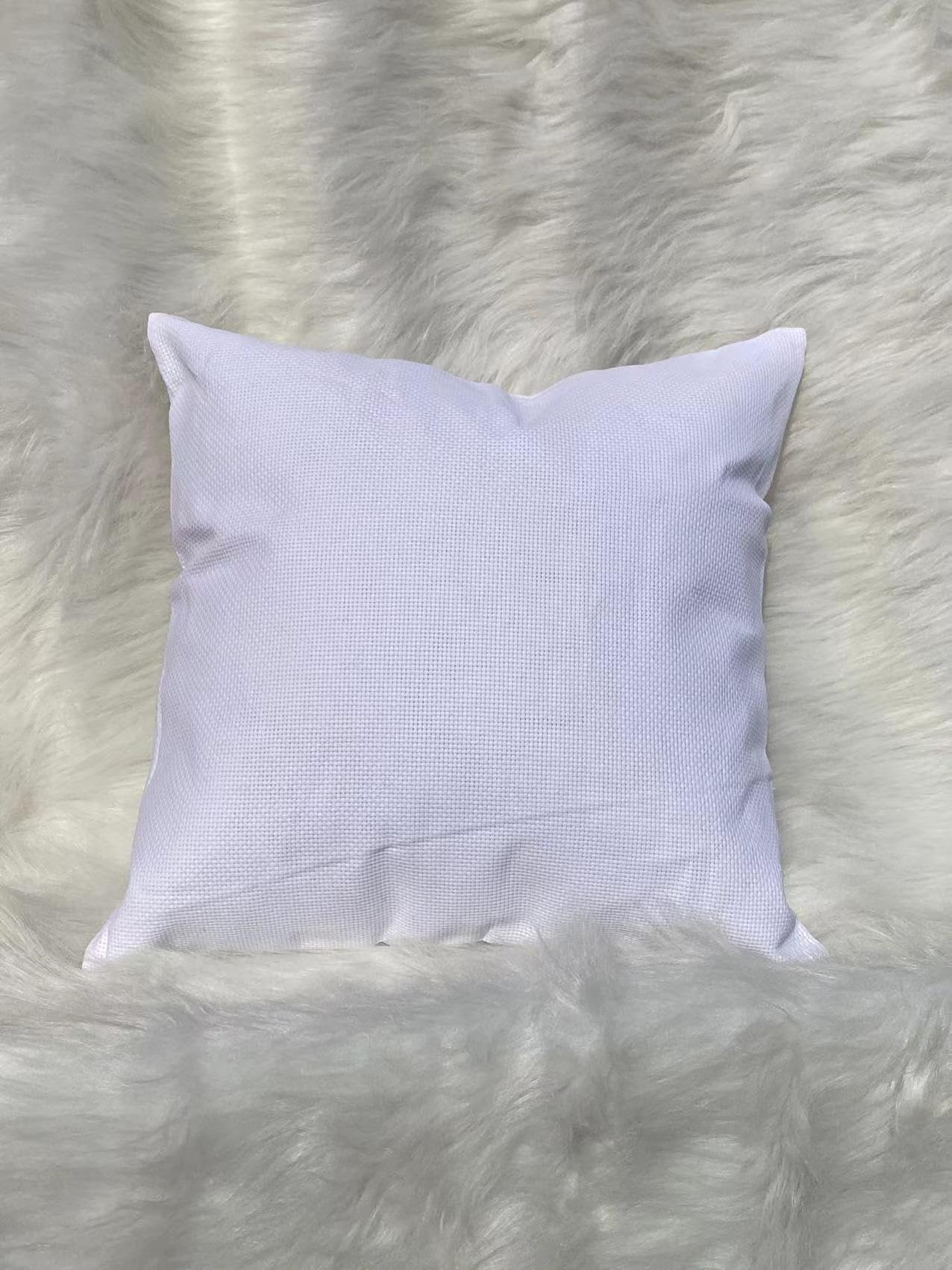 Blank Cross Stitch Cushion Case - DIY Cross Stitch, 11 Count Aida Fabric, 40cm x 40cm