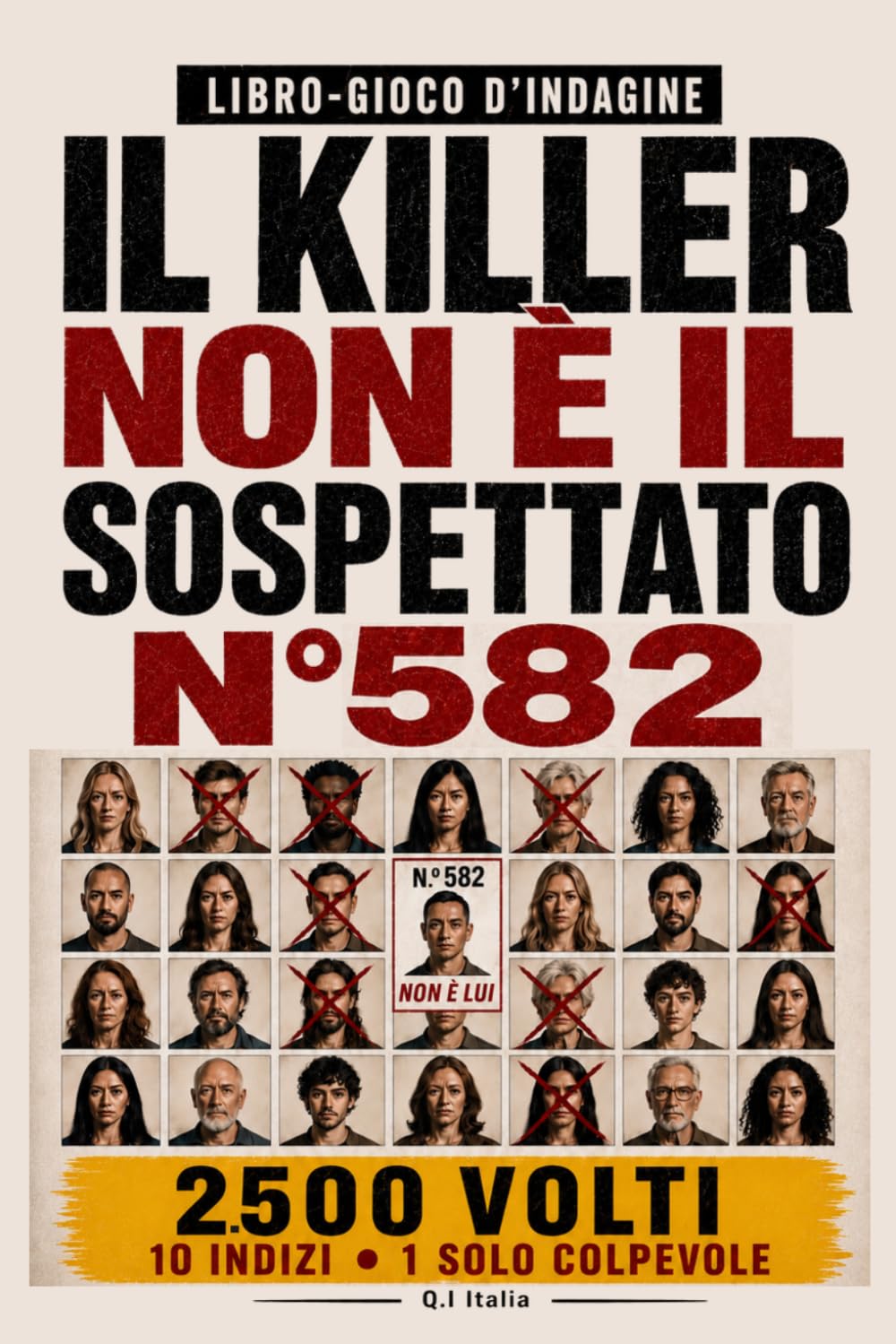 IL COLPEVOLE NON È IL SOSPETTATO N. 582: 10 indizi, 1 solo colpevole – Libro-gioco di indagine visiva per adulti con sospetti, osservazione, logica e deduzione (Il colpevole è tra loro)