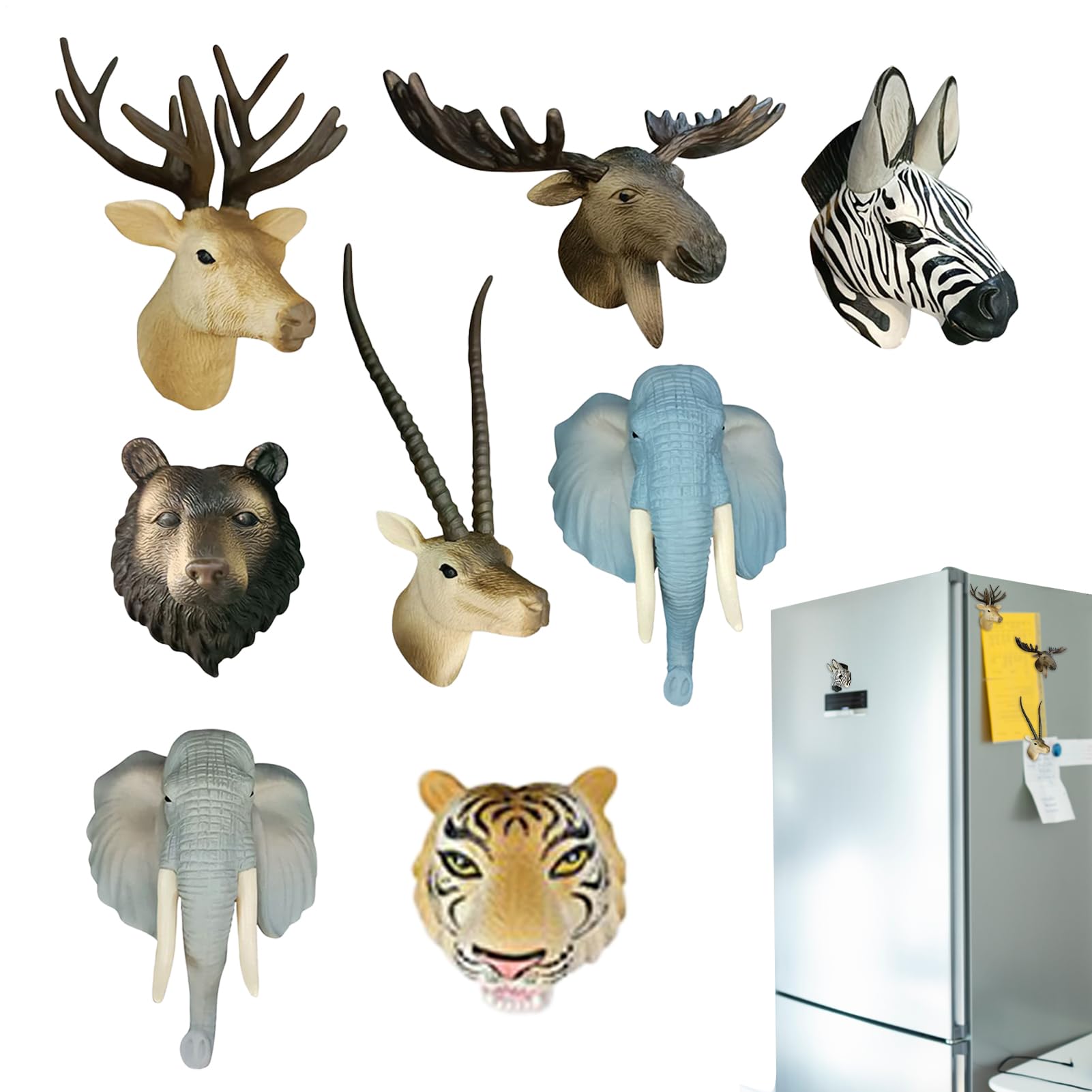 Aimants animaux pour frigo nomades : parfaits pour la cuisine