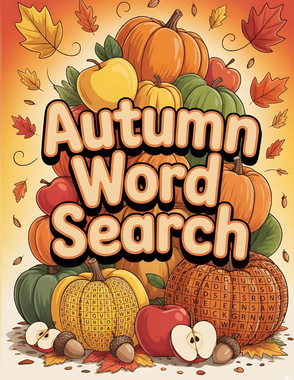 Autumn Word Search: 101 Large Print Fall-Themed Word Search Puzzles and Word Activities for Adults and Seniors | Cozy Seasonal Brain Games with Pumpkins, Leaves, and Harvest Fun