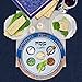 Jerusalem Seder Plate Melamine Rite Lite | Passover Gifts Colorful Pesach Serving Dish Recipe Hebrew Haggadah Jewish Hostess Holiday Party Decor 12