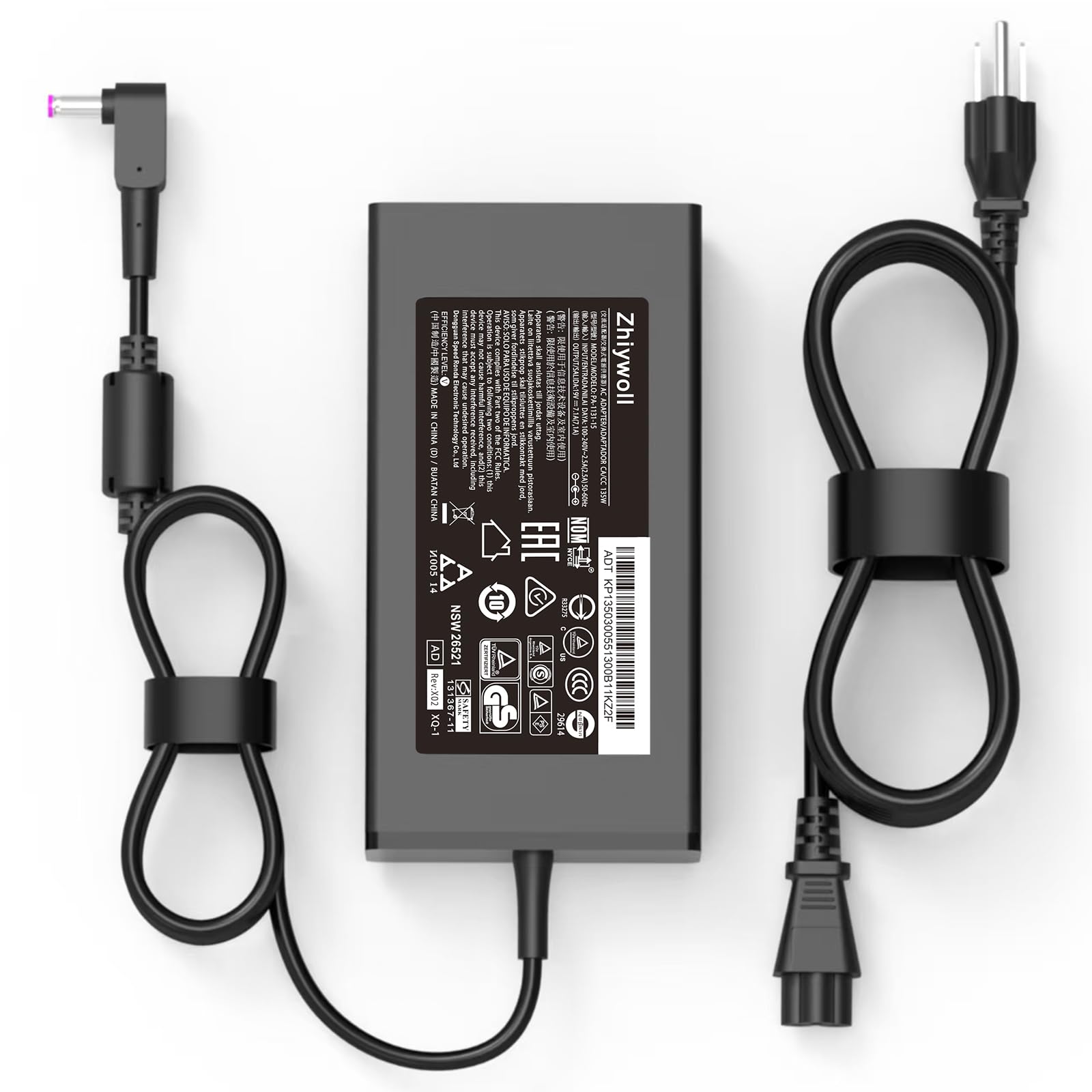 135W Charger Fit for Acer Nitro 5 AN515-51 Laptop Adapter Supply Power Cord