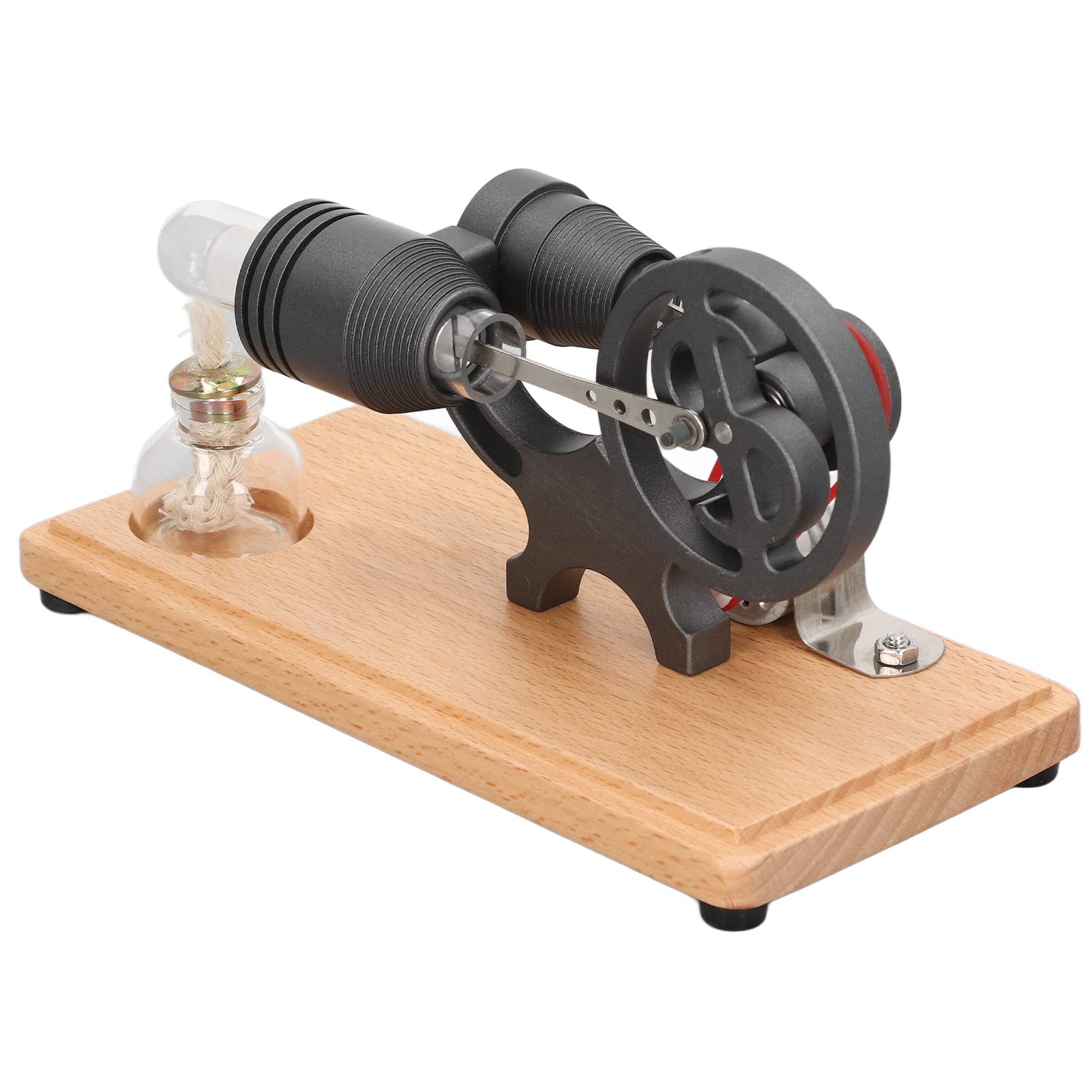 Modelo de Motor Stirling, Kit Educativo de Tubo Vidrio Etanol