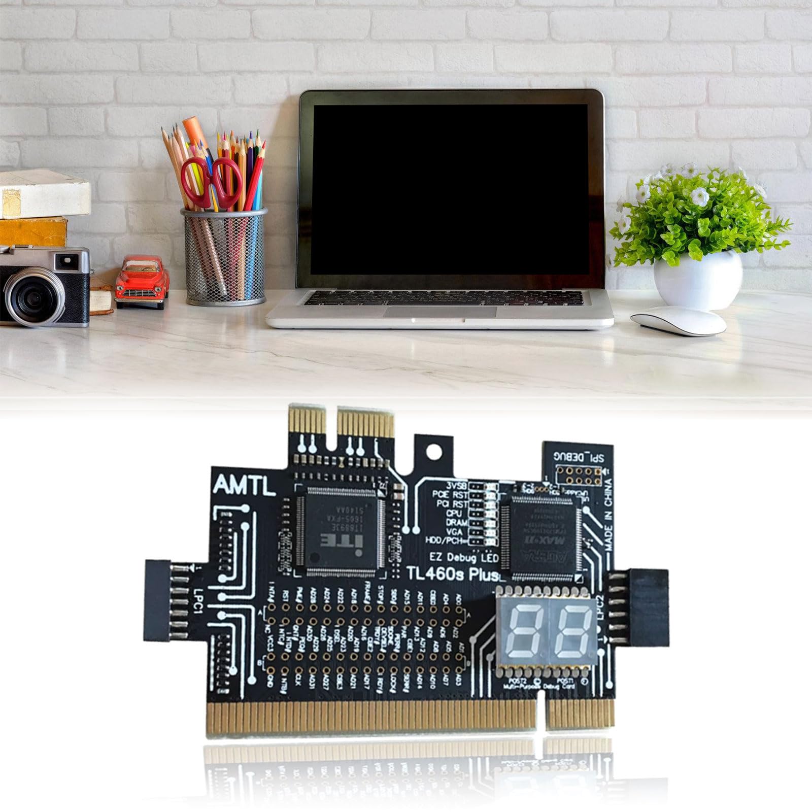 A1105 Wielofunkcyjne narzędzie do debugowania płyt głównych PC z funkcją Standby3Vsb Power Light PCIe resetuje i wykrywa usterki, karta debugowania sprzętu komputerowego
