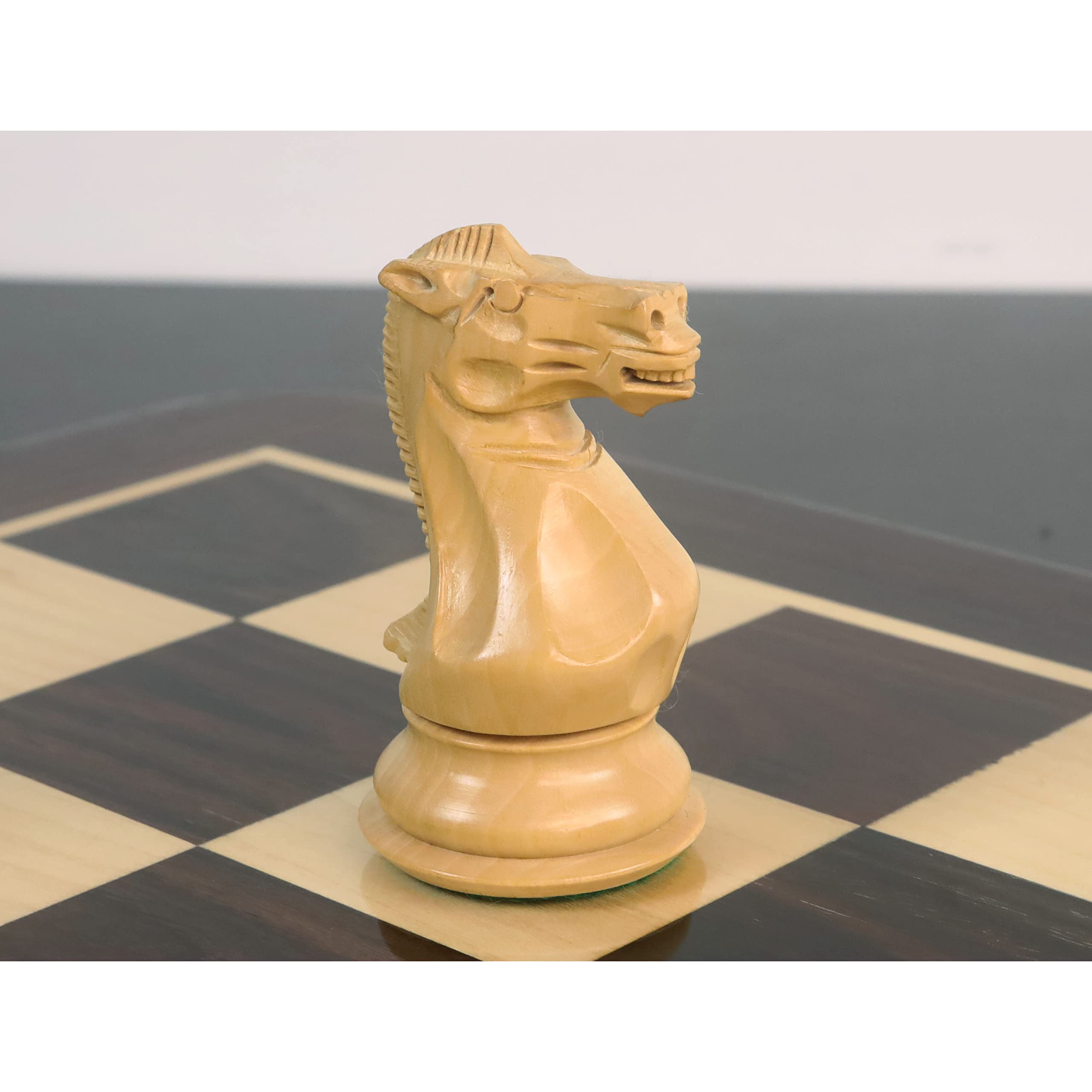 RoyalChessMall - Set di pezzi di scacchi eleganti da 10,2 cm, in legno di rosa a triplo peso