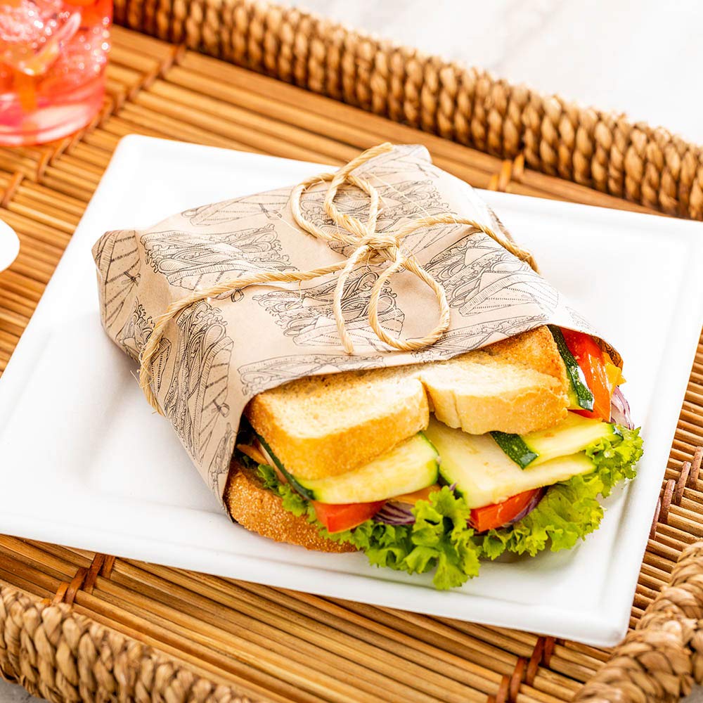 Buy 12 Inch Deli Papers, 200 Triple Decker Sandwich Wrapping Papers