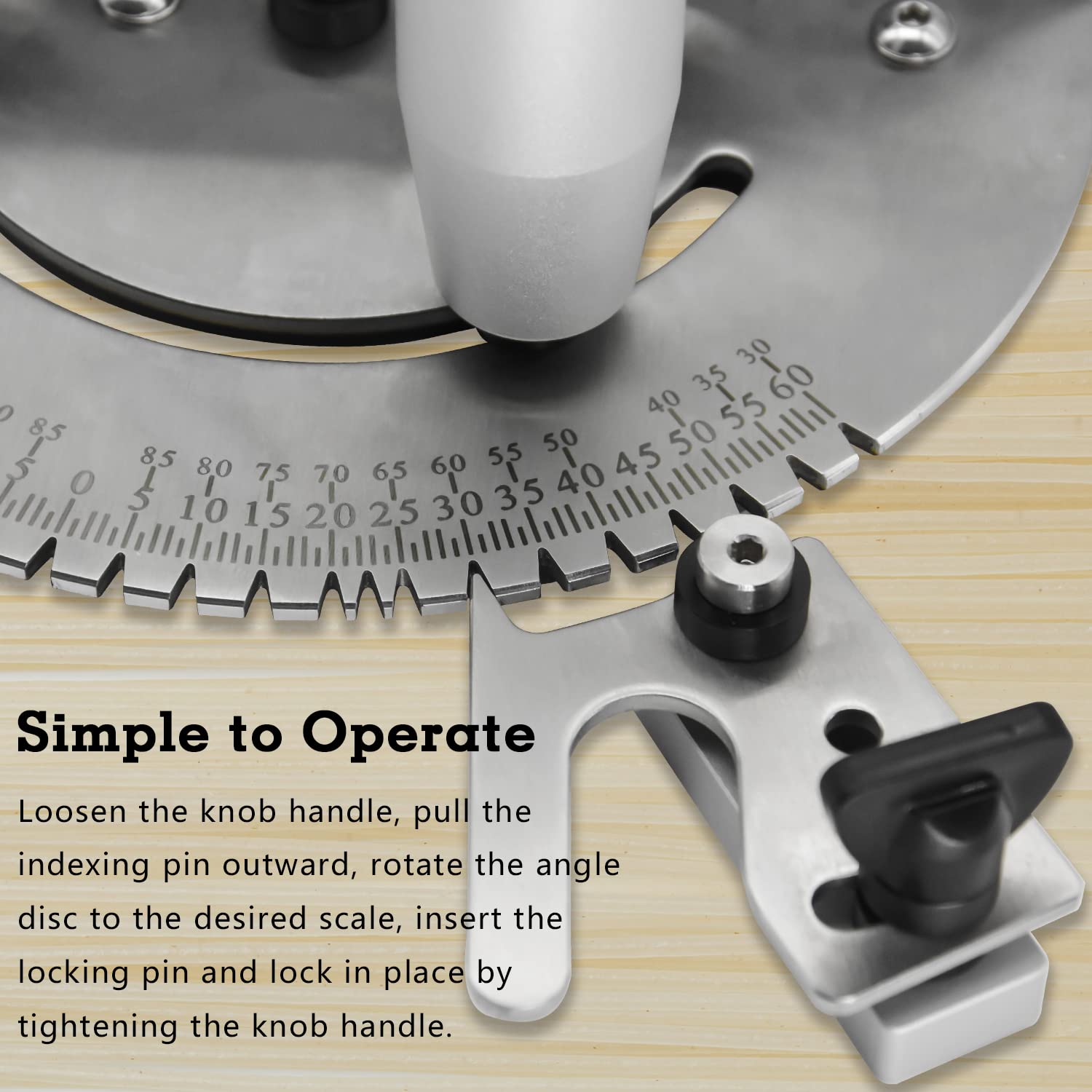 Precision Miter Gauge - Table Saw Accessory -3