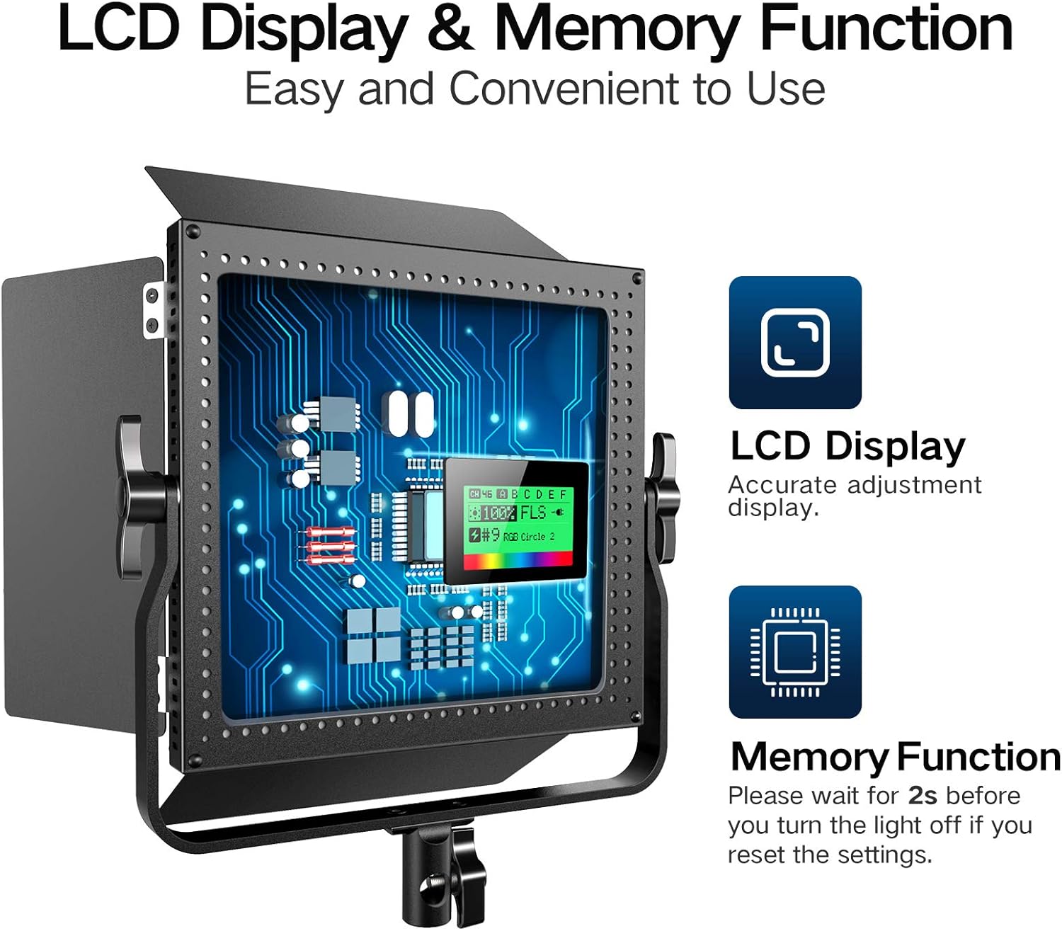 🛒 Flаѕh Sаlе RGB Led Photography Lighting, Pixel Full Color Video Lighting Kit, 552PCS LED Beads 45W/CRI 97/2600K-10000K/9 Applicable Scenes, Led Video Light with U Bracket/Barn Door for Portrait, Video Shooting