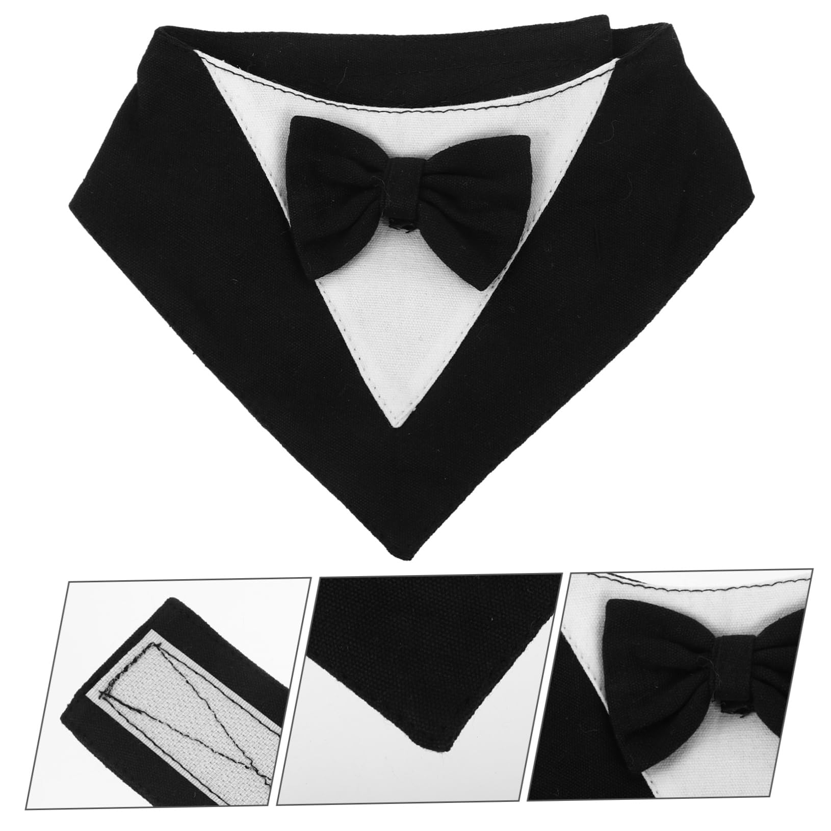 YARNOW Lot De 5 Bandanas pour Chien Élégants Et Personnalisés pour Mariage