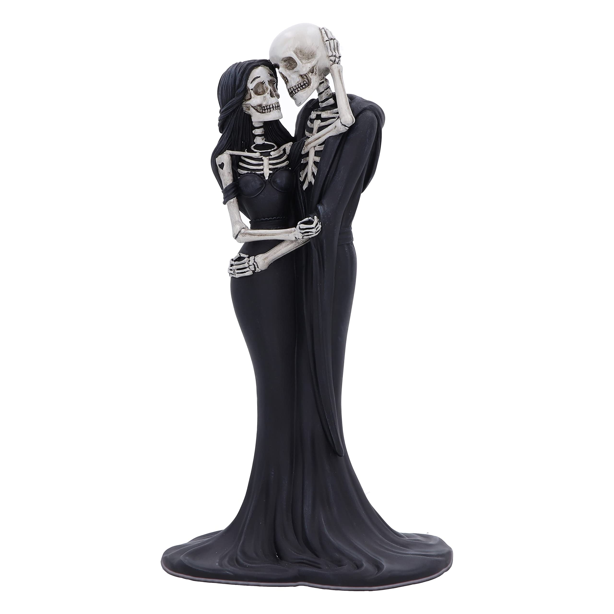Nemesis Now Eternal Embrace 24cm, Resin, Gothic Wedding Giftware, Skeleton Hug Figurine, Cast in the Finest Resin, Hand-Painted