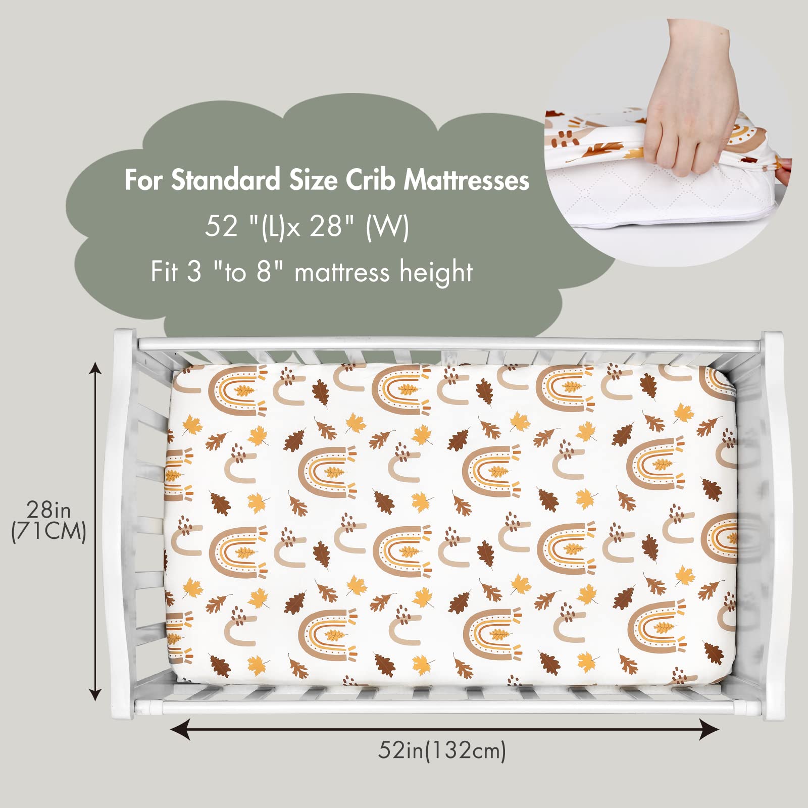 sakichi専用　2個セット　コットカバー HashkuDe お昼寝 コット カバー Zoo Mサイズ：132cm 6重ガーゼ