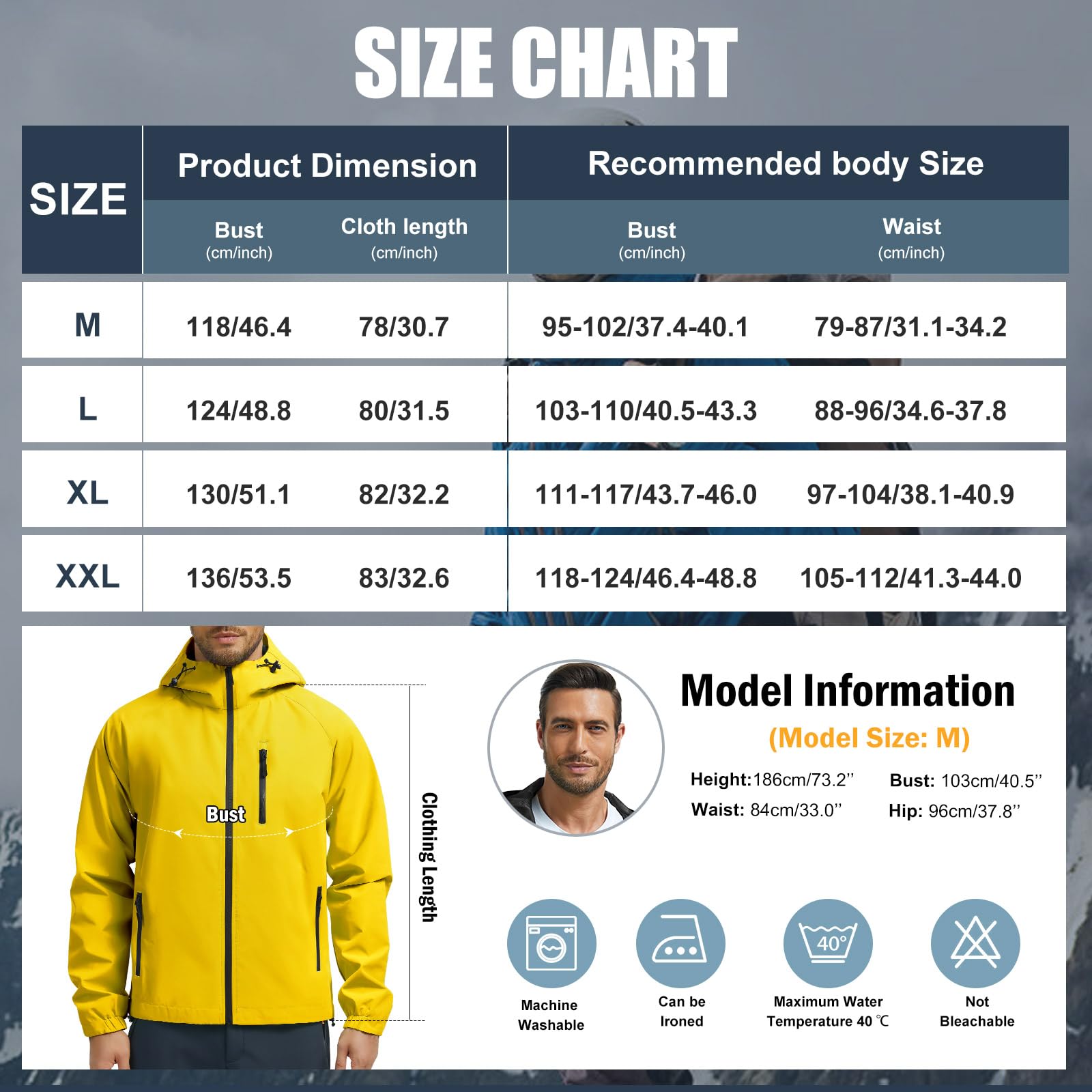 UMIPUBO Veste Imperméable Pour Homme Pluie Extérieure Coupe Vent Respirante Réfléchissante Blouson Légère Vêtements à Capuche Outdoor Cyclisme Plein air Voyage Course à pied Randonnée