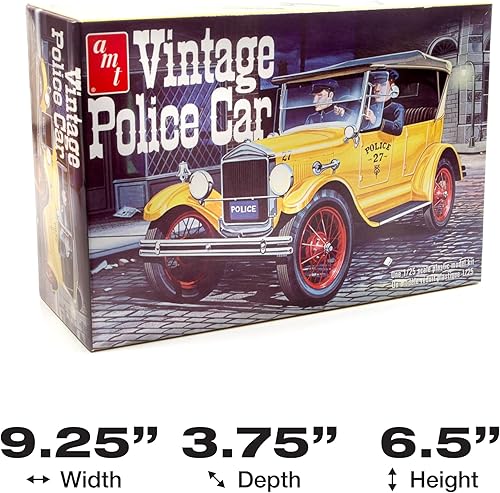 Vista 101 de AMT Round 2 1967 Ford Mustang GT Fastback Kit de modelos a escala 1:25, cromo (AMT1241)