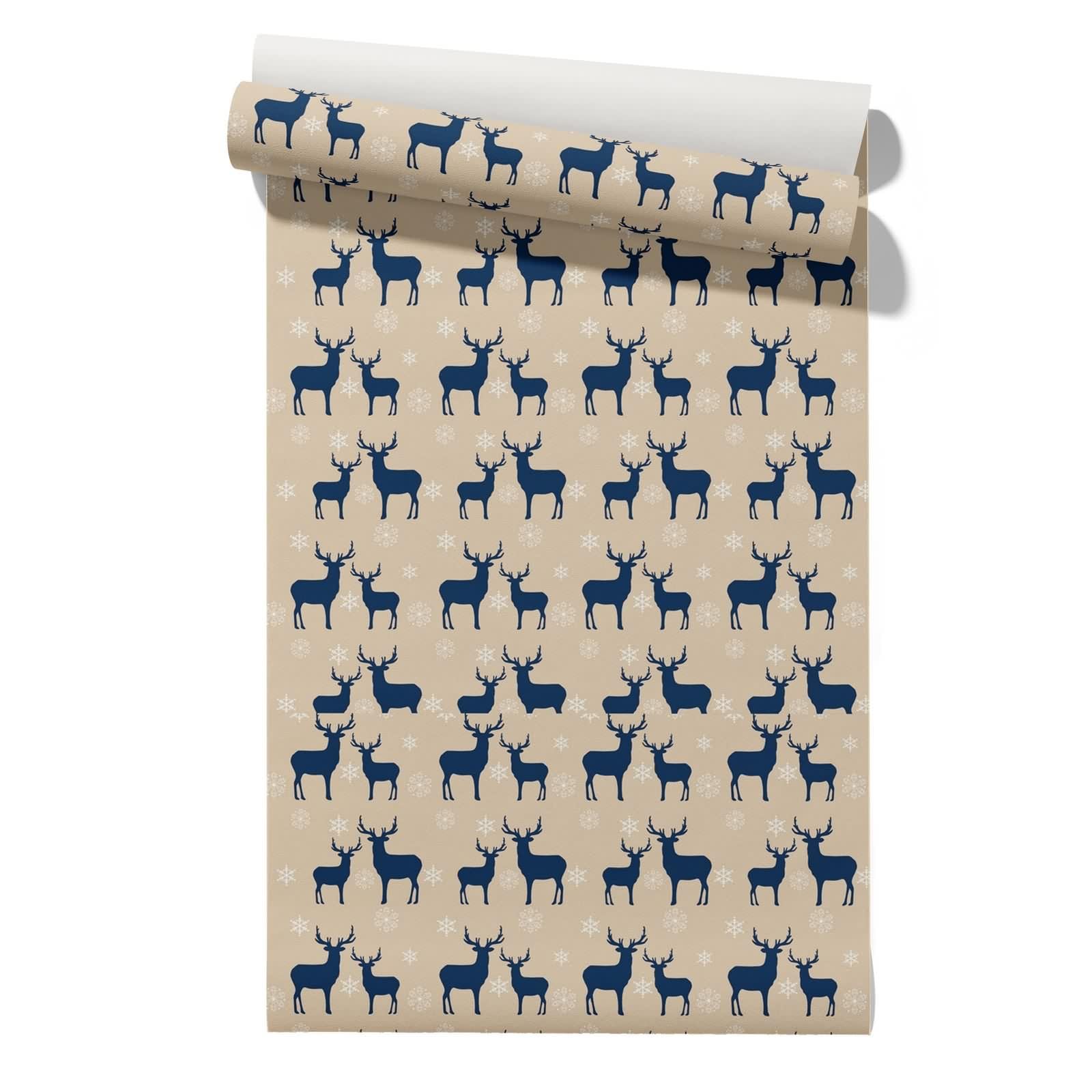 Cevan Style 4 Living Room Wallpaper Ideas Walls Elk Christmas Vinyl Waterproof External Covering Waterproof Contact Paper For Countertops Cabinets Drawers 45X300cm