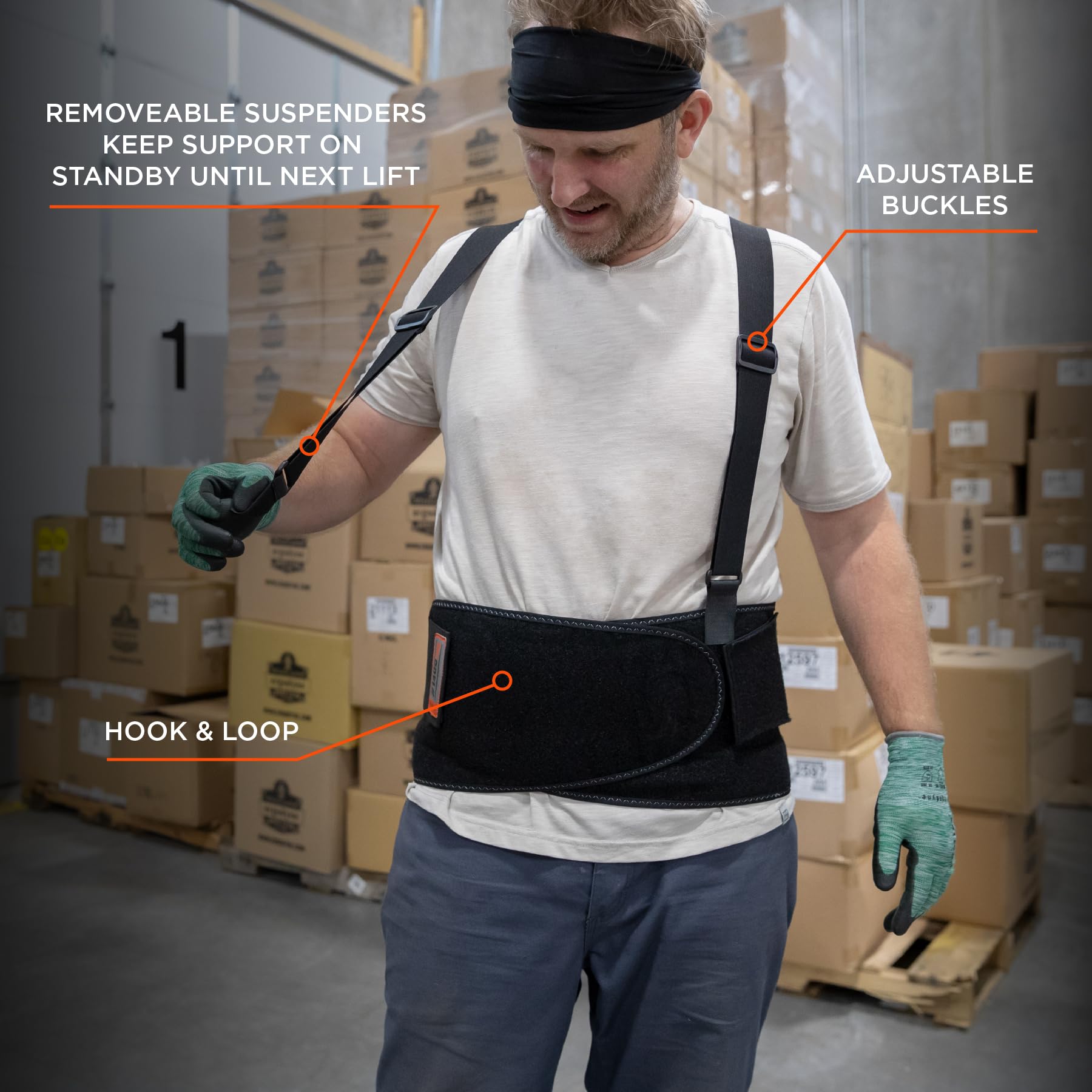 Ergodyne Proflex 11400 Taille universelle Support arrière