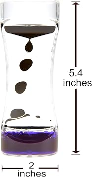 PowerTRC Liquid Motion Bubbler, Relaxing and Calming for Anxiety, Autism & ADHD Fun Bubbler Timer Gift for Kids and Adults