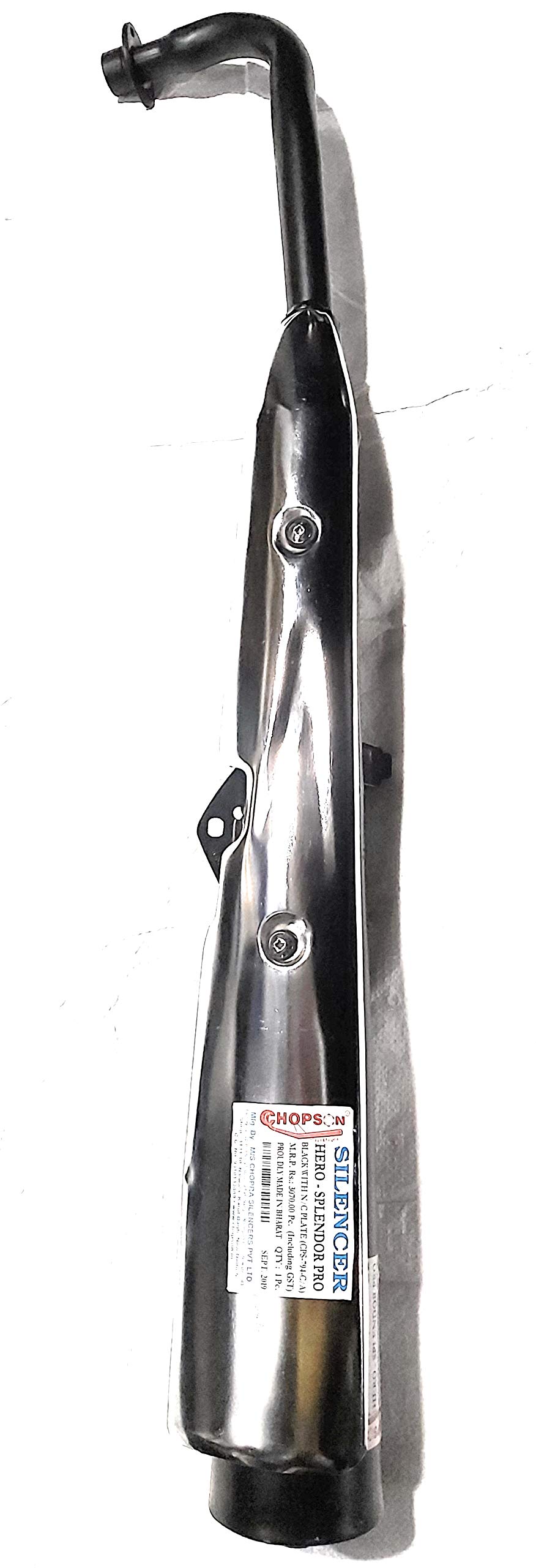 Hero Splendor Plus Passion Pro Silencer Cover Muffler Comp Exh For