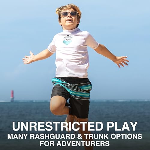 Vista 4 de Kanu Surf Boys Haywire UPF 50+ Sun Protective Rashguard Swim Shirt