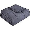 YnM Weighted Blanket,Heavy 100 Percent Oeko-Tex Certified Cotton Material, Bed Blanket for One Person of 240lbs, Ideal for Queen/King Bed (60x80 Inches, 25 Pounds, Navy)