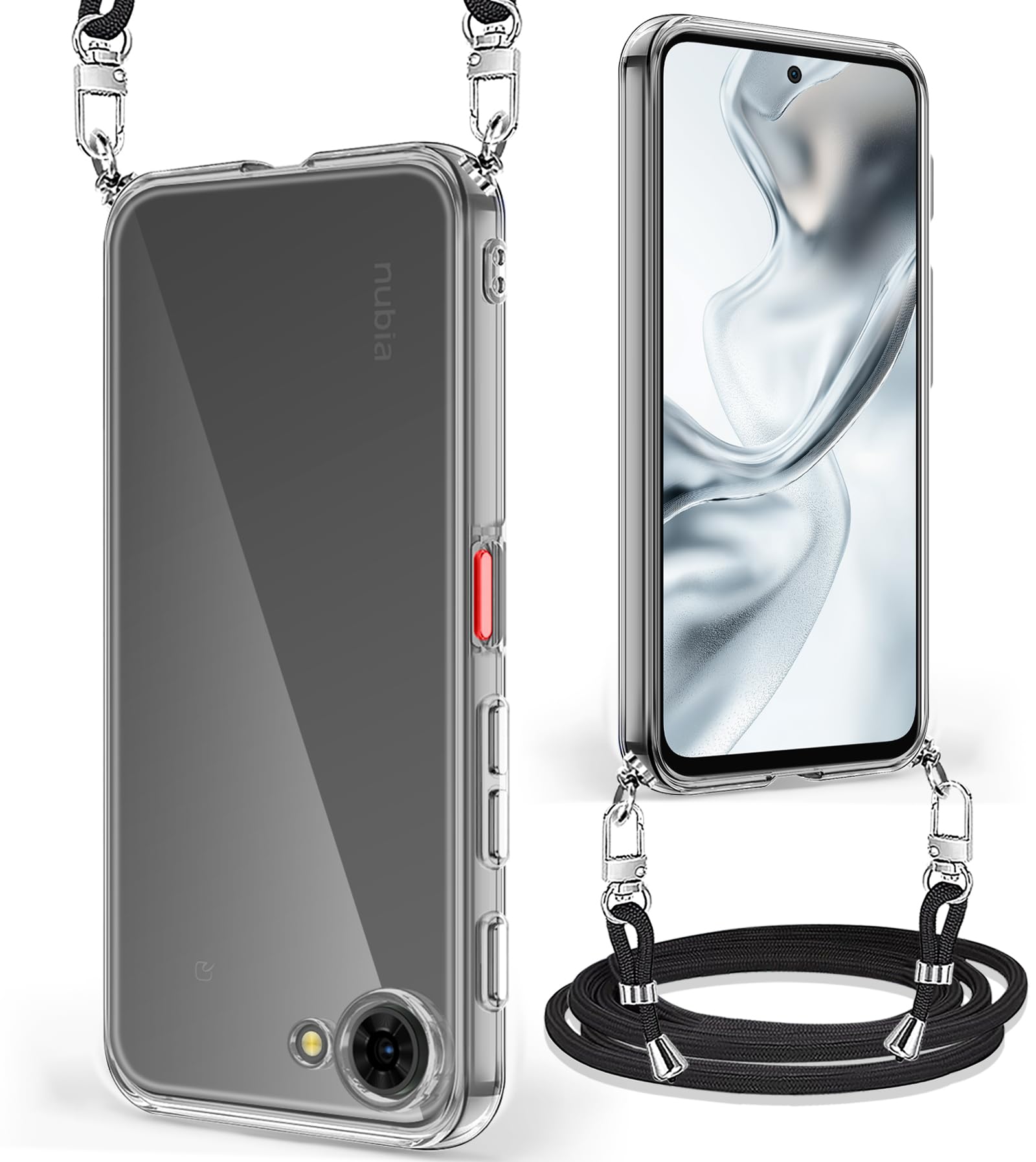 【クリアケース付き♪】nubia S2e ブラック Amazon.co.jp: ZTE Nubia S2E ケース クリア ショルダー Nubia S2R
