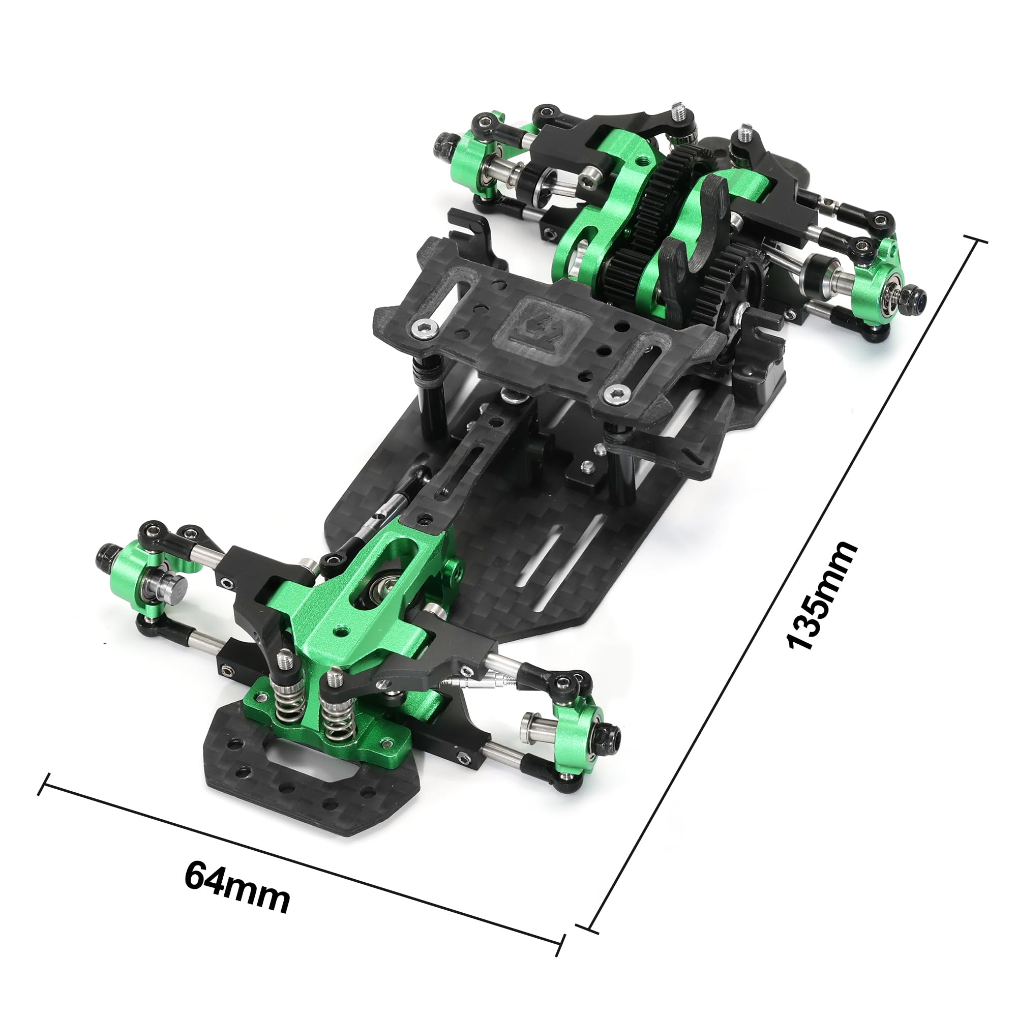 Amazon.com: Abendor RC Car Frame, 1/24 1/28 TG Racing Carbon Fiber
