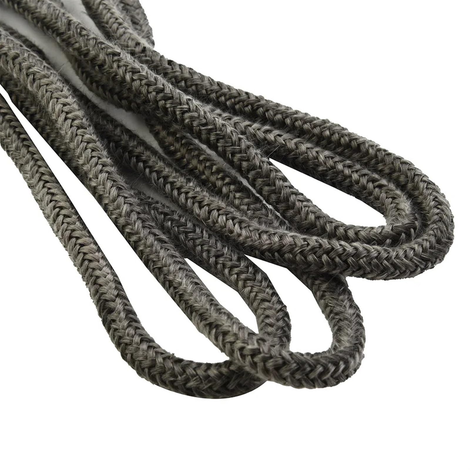 Corda per stufe/Wizard, Cavo sigillante for corda for stufa in fibra di vetro nero 10 mm/12 mm x 2 m for la sostituzione della porta del camino(10mm)