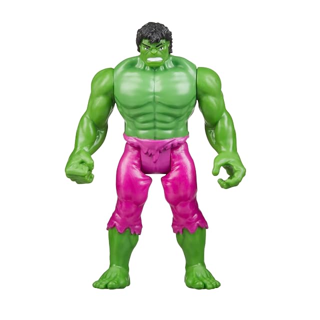 Hasbro - Marvel Legends Series - Figura de Hulk de 9,5 cm - Colección Retro 375