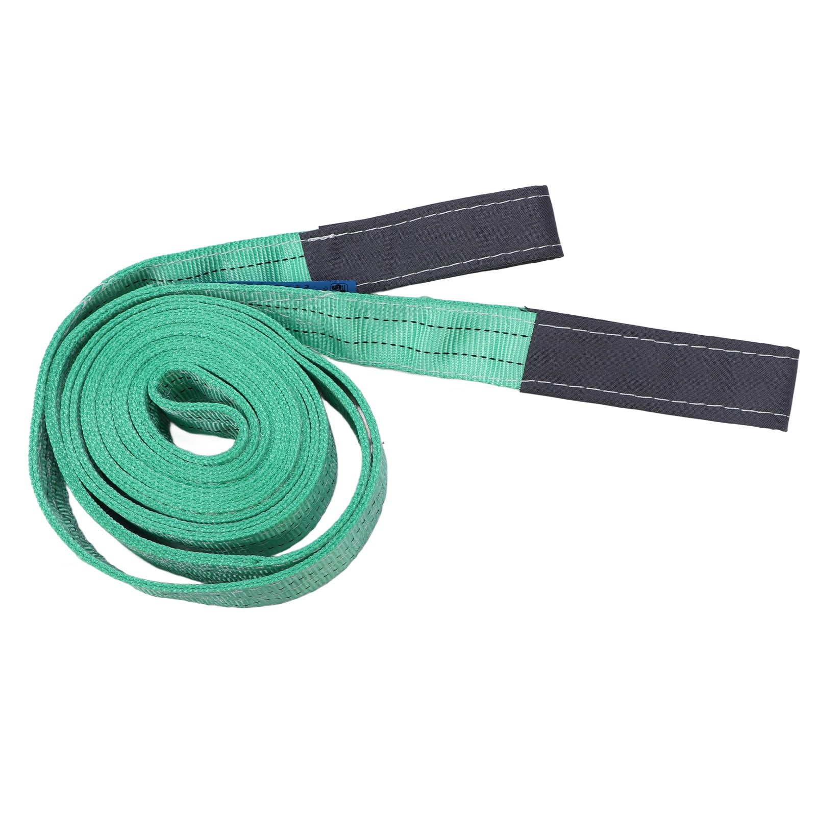 Tyenaza Sangle D'élingue De Levage, 6M 2T, Boucle Renforcée, Sangle De Levage De Gréement en Polyester Haute Résistance, pour la Construction, Sangle De Levage De Bateau