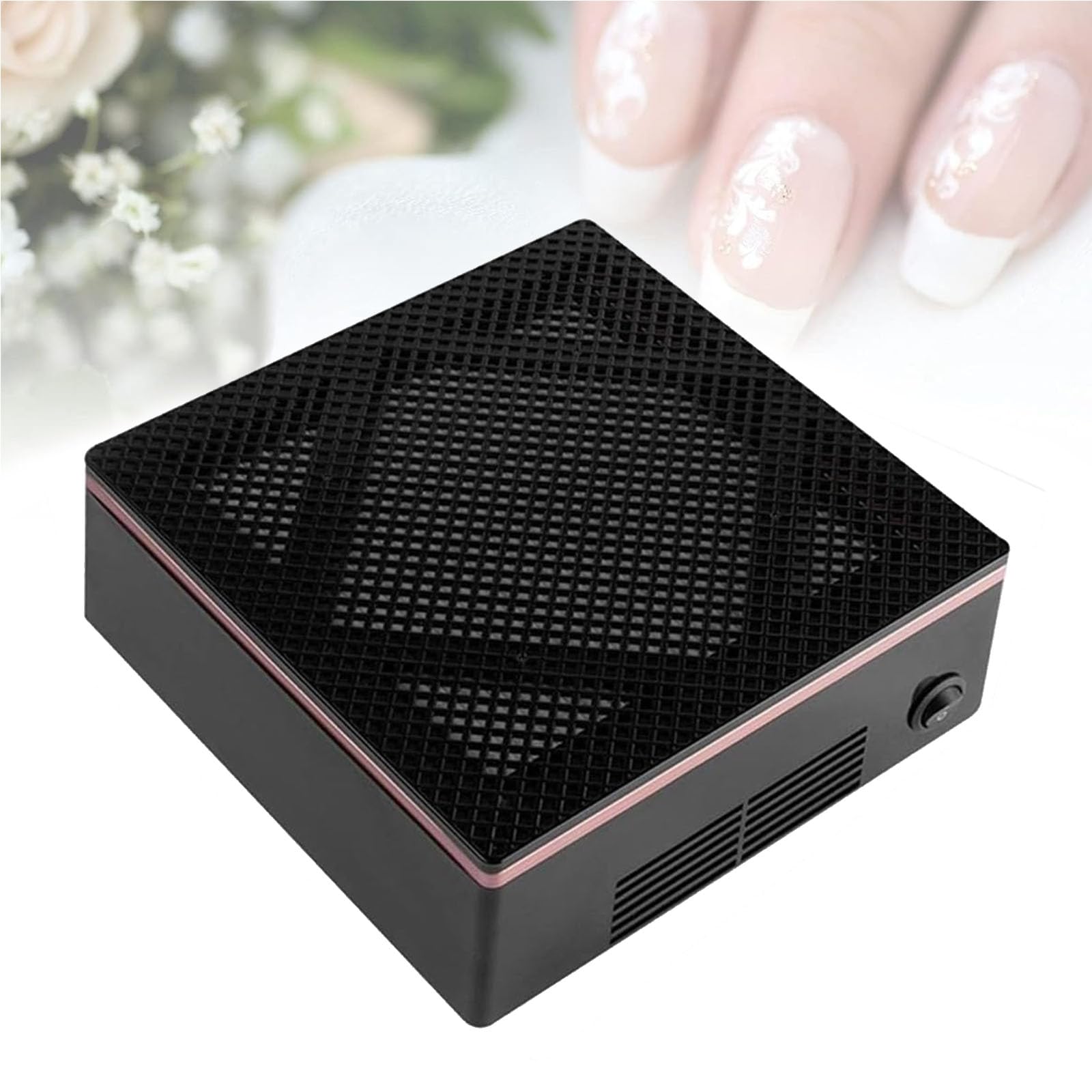 VILA SMO Nail Dust Collector, Salon Use Extractor Suction Machinem, 60w Use Machine Adjustment/switch, For Home Salon Professional Nail Art. black
