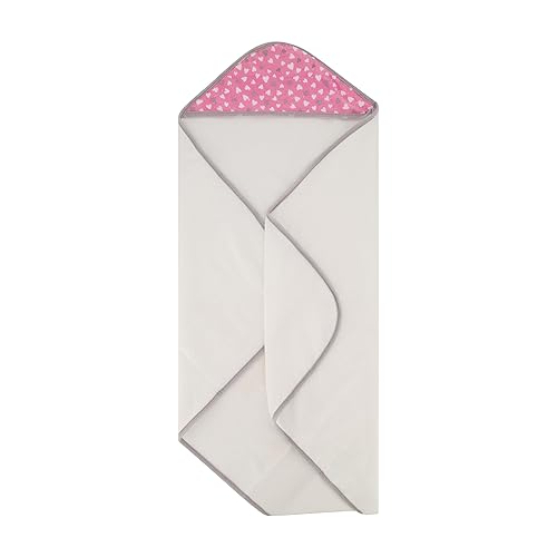 Miniatura 8 de Cudlie Buttons & Stitches Toallas con capucha para bebé niña, paquete de 3 en estampado de elefante floreciente, enrolladasacartonadas, GS71729