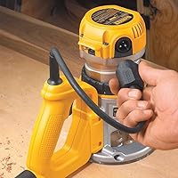Vista 2 de DEWALT Router, velocidad variable, mango en D, arranque suave, 2-14 HP (DW618D)