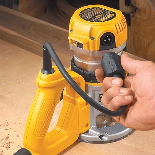 Miniatura 2 de DEWALT Router, velocidad variable, mango en D, arranque suave, 2-14 HP (DW618D)