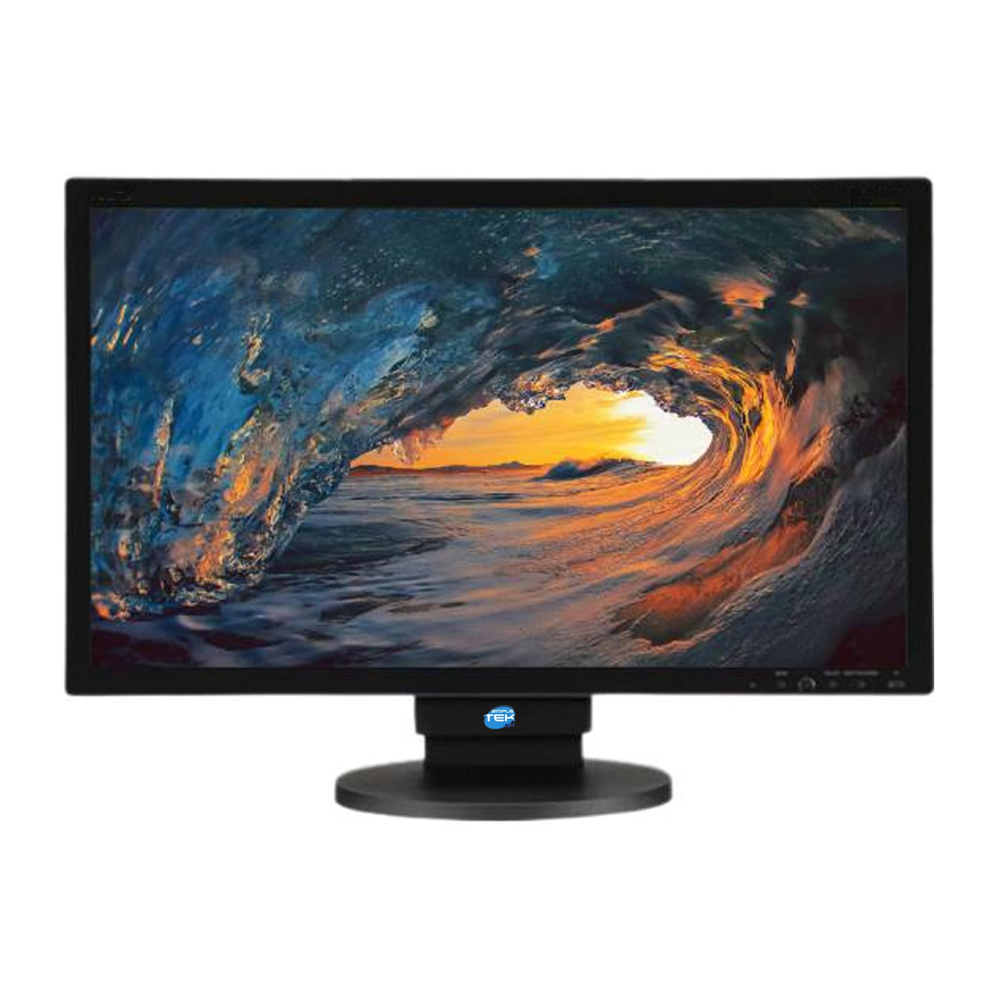 SIMPLETEK - Moniteur 23" FHD IPS DVI VGA DP VESA avec base (reconditionné)
