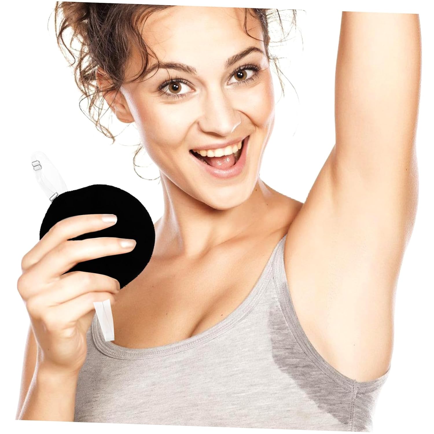 3 Pairs Underarm Sweat Pads for Women Washable and Reusable Armpit Absorbent Pads and Skin Tone Quick Dry and Gentle Skin for Comfort