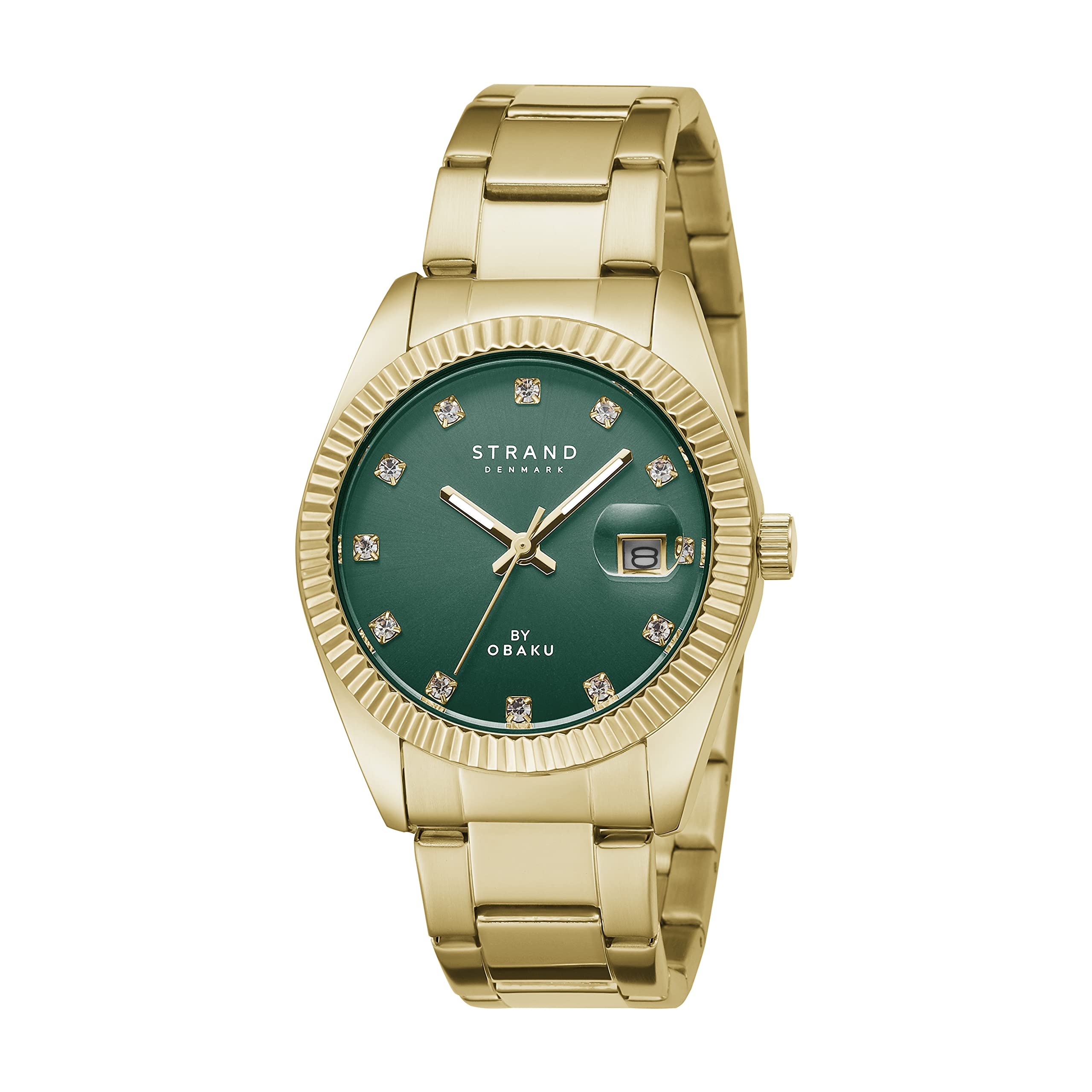 Strand By Obaku Delmore Mini Sugar Analog Green Dial Womens Watch-S721LDGESG (B09DGHK8MW) Amazon Price History, Amazon Price Tracker