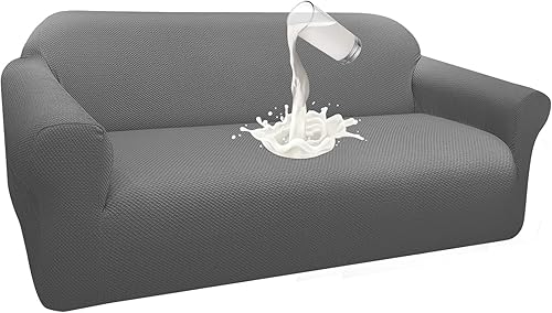 Granbest Funda de sofá repelente al agua, fundas de sofá gruesas de lujo para perros, elegante funda elástica con patrón jacquard, protector de