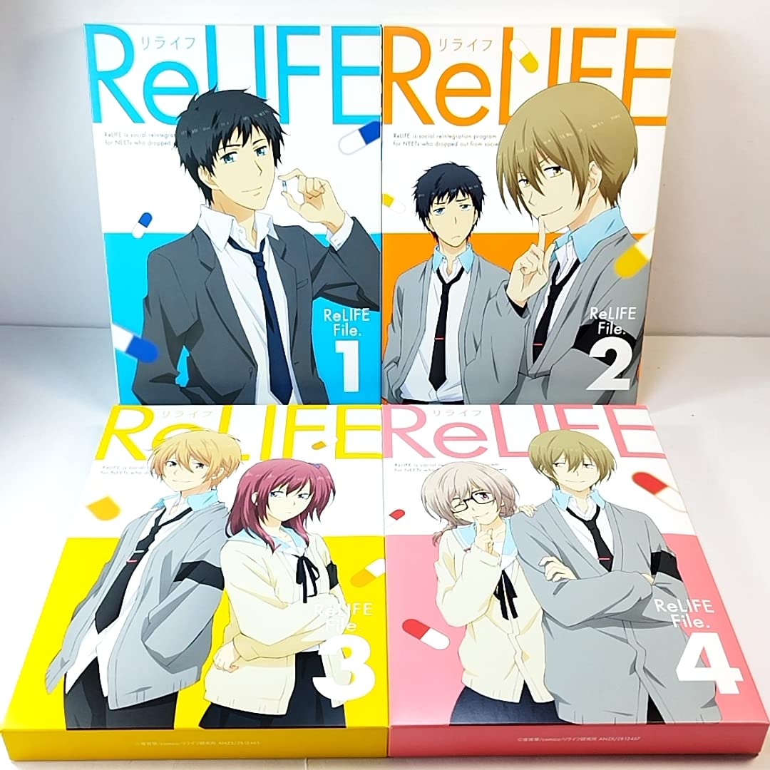 アニメDVD ReLIFE 完全生産限定版 BOX付き全7巻セット アニメDVD