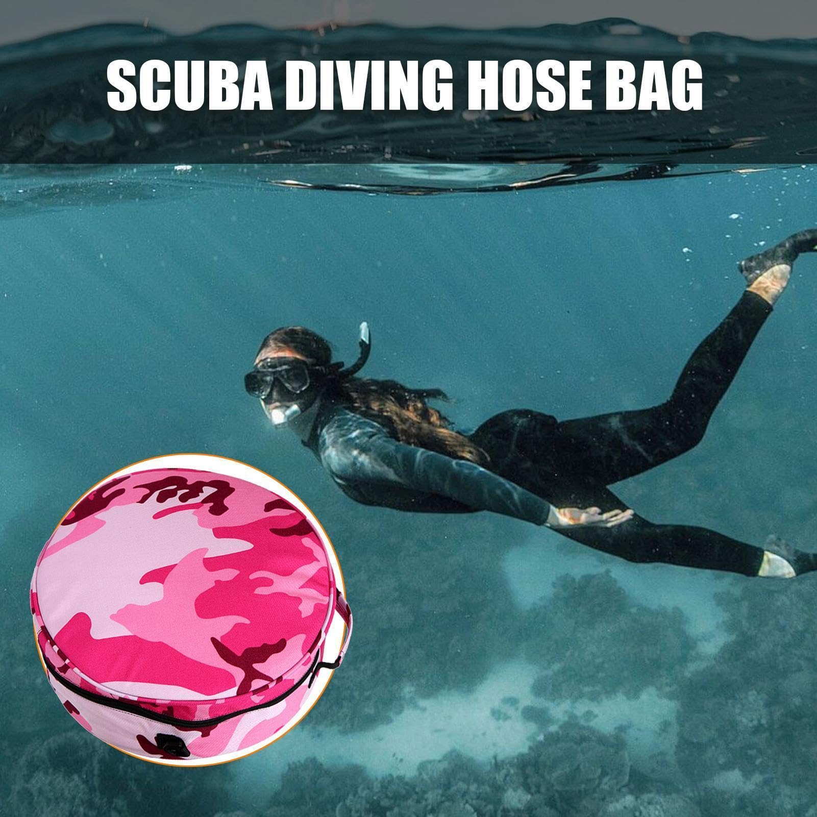 Borsa subacquea per attrezzatura, borsa per tubo da immersione subacqueo