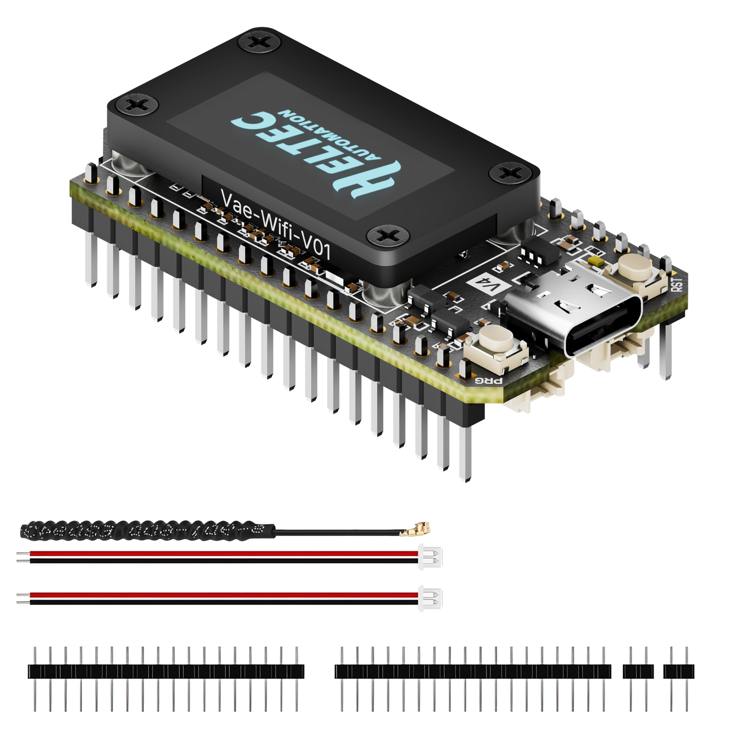 Heltec ESP32 LoRa 32 V4 płytka rozwojowa z wyświetlaczem OLED, ulepszona ESP32 S3 SX1262 układ wysokiej mocy 27dBm do WiFi, Meshtastic, urządzeń IoT, inteligentnego domu i komunikacji bezprzewodowej