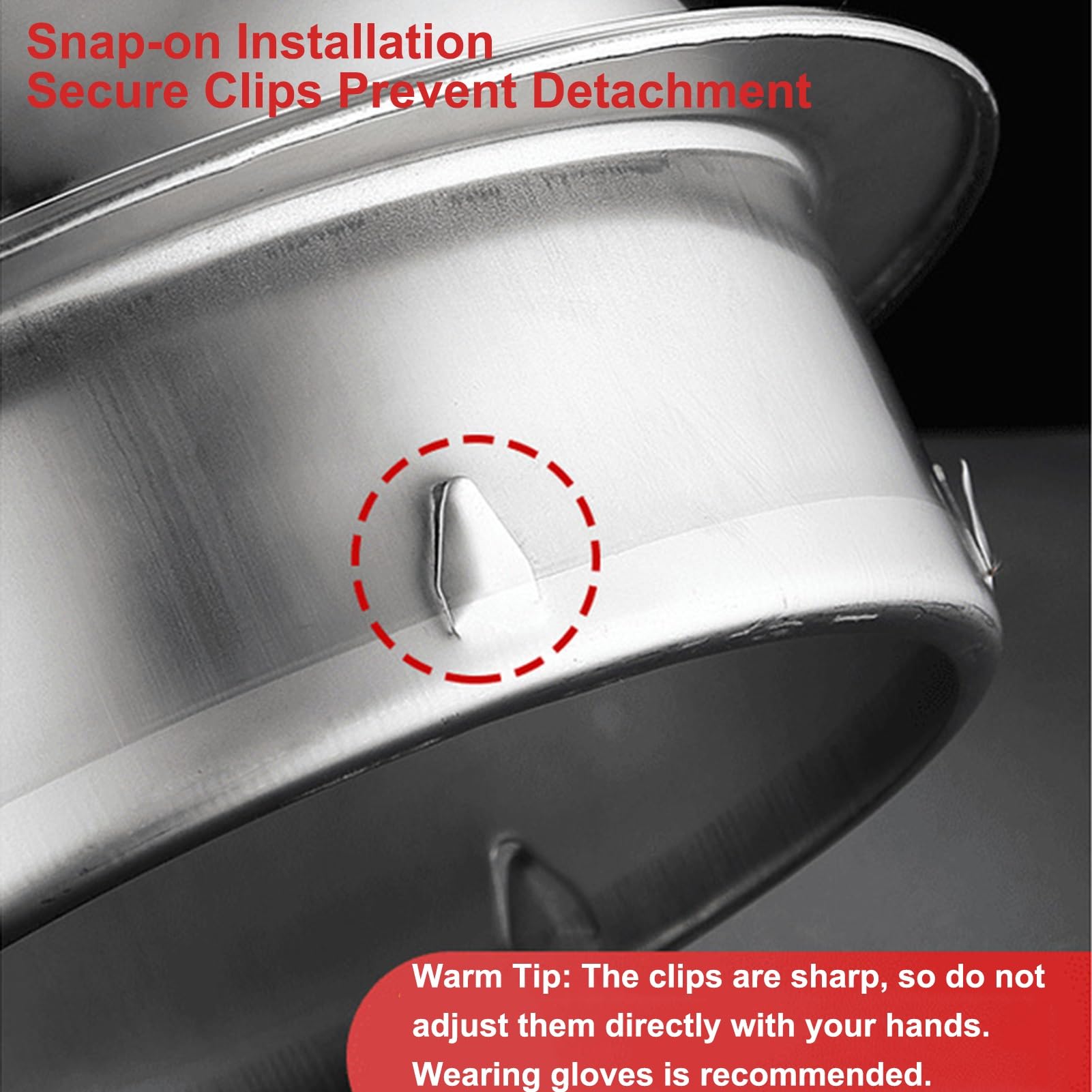 Grille D'aération Murale avec Moustiquaire, Grille Ventilation Extérieure en Acier Inoxydable sans Persiennes pour Applications Domestiques ou Industrielles(6.3inch/160mm)
