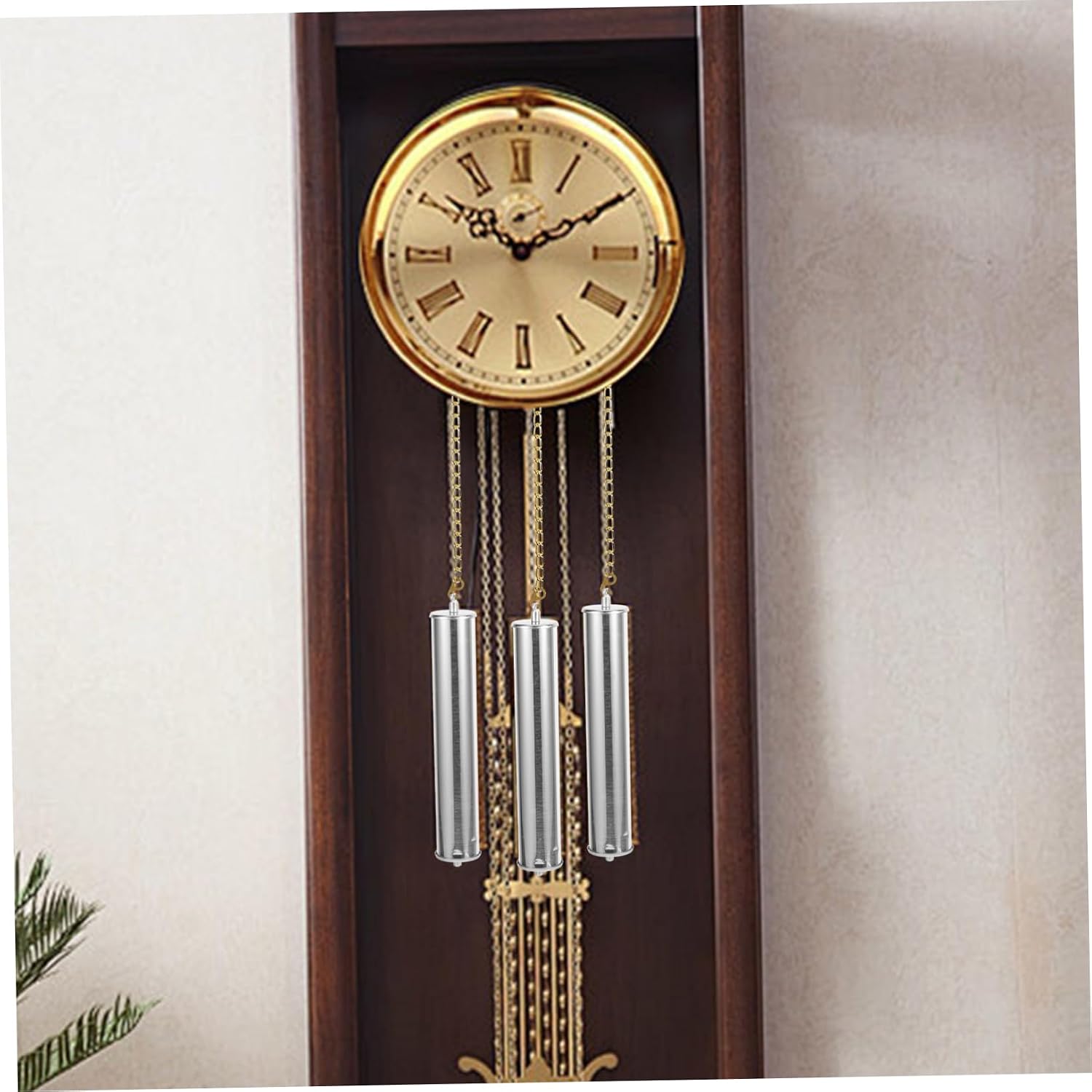 Outanaya Elegant Iron Floor Clock Weight Decor Wall Clock Mechanism for DIY Ticking Wall