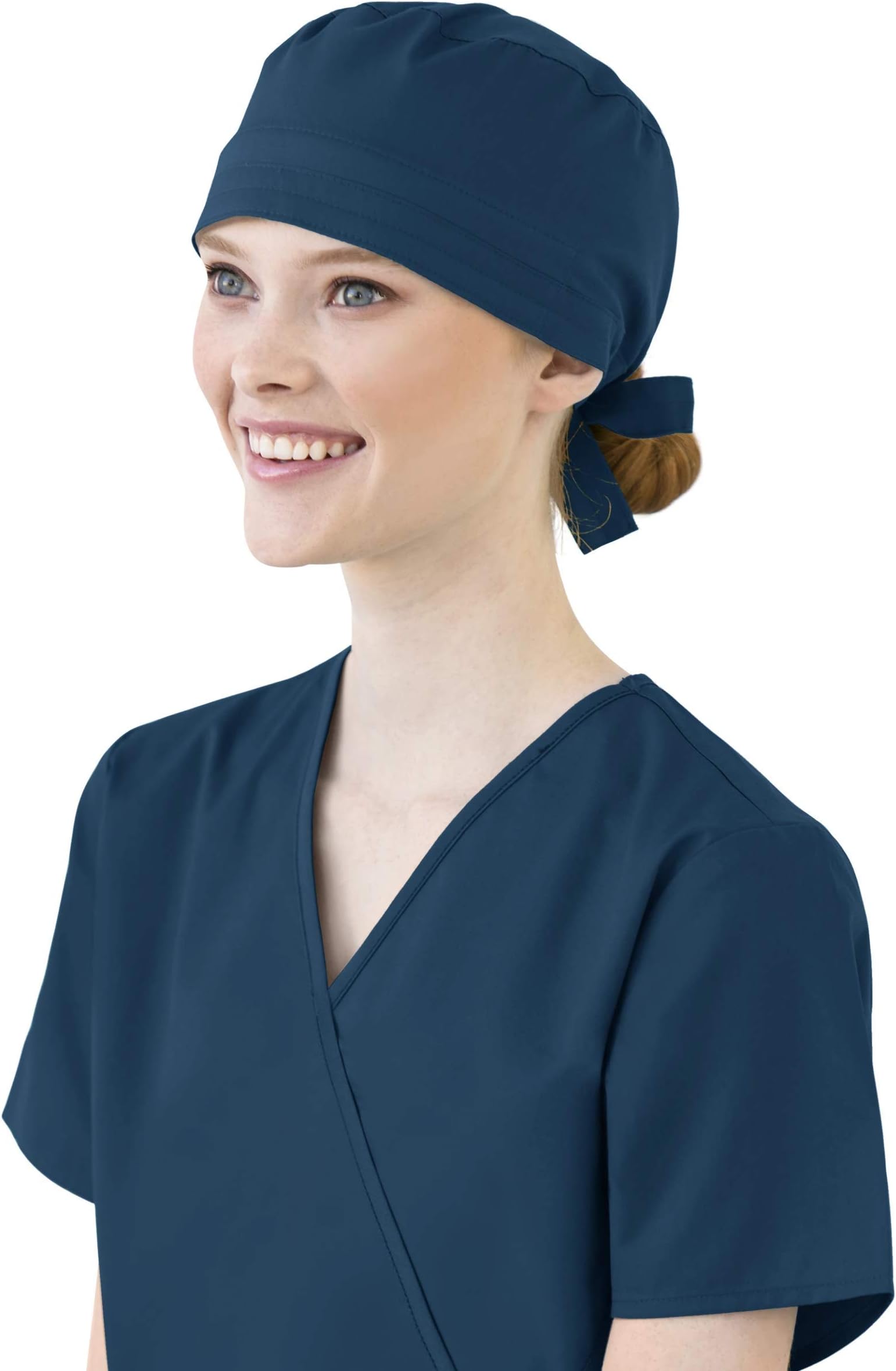 WonderWORK Scrubs for Unisex Tie Back Scrub Cap