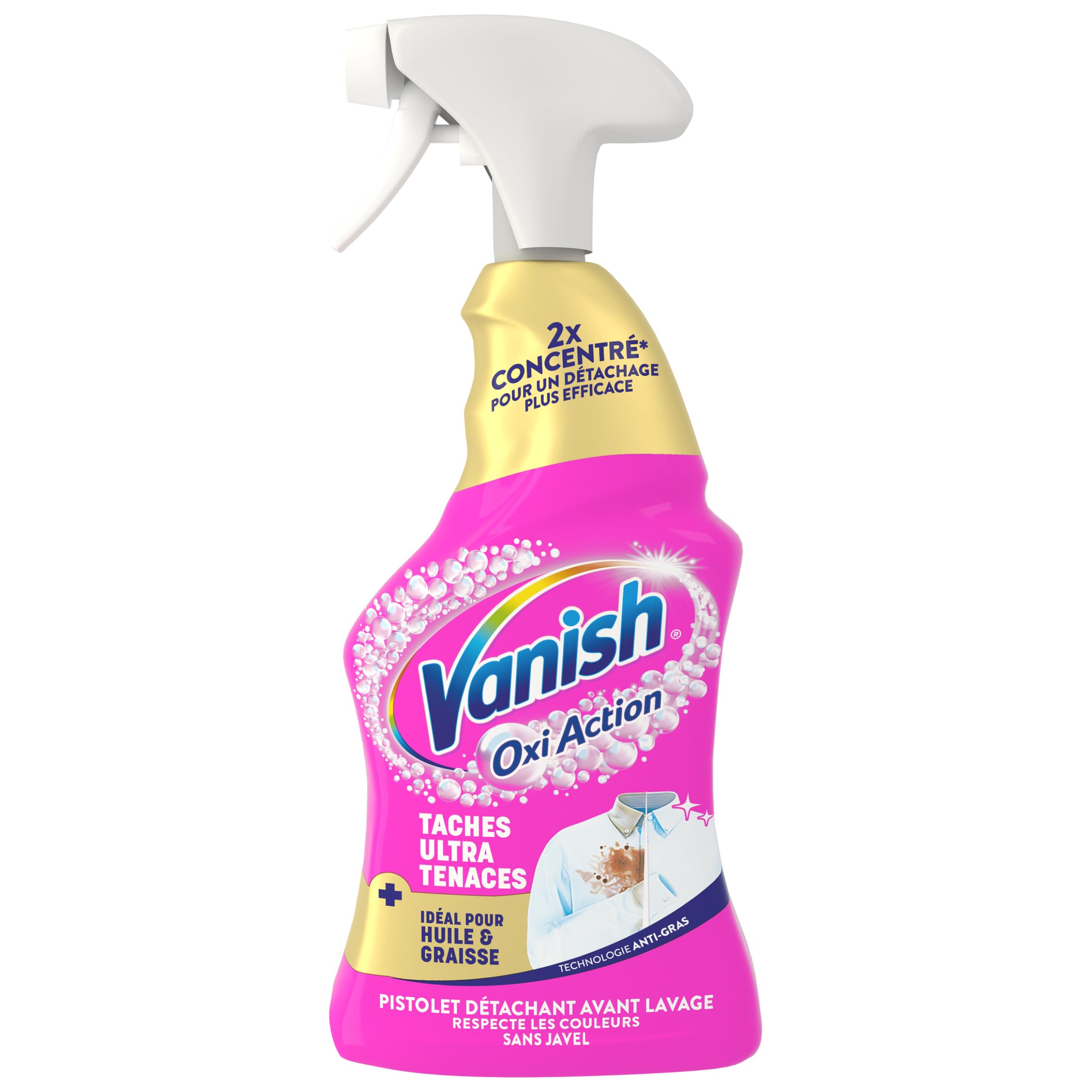 Vanish Środek do usuwania plam, do tekstyliów, pranie wstępne, złoty, 500 ml