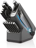 Ninja Foodi StaySharp Knife Block with Integrated Sharpener Deluxe 14-Piece Set K32014EUUK - Black - 2