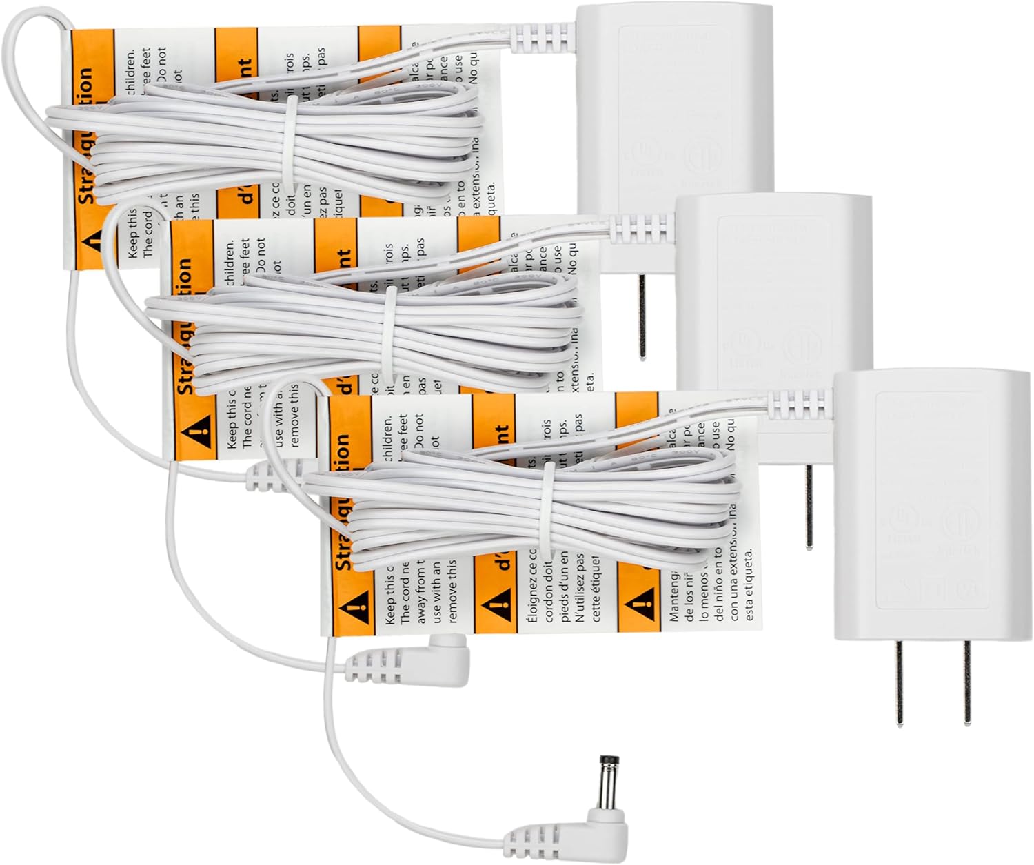 VTech Replacement Power Cord for Audio Baby Monitor DM111, DM112, DM112-2, DM1411(Parent Unit only), DM221,DM221-2, DM1111, DM1111-2, DM222(Parent Unit only), DM225, DM225-2, BA72211, BA72212, TM8112