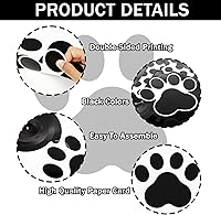 Vista 3 de 60 piezas de decoraciones para fiesta de cumpleaños de perros, decoraciones de cumpleaños de cachorros, decoraciones colgantes en espiral