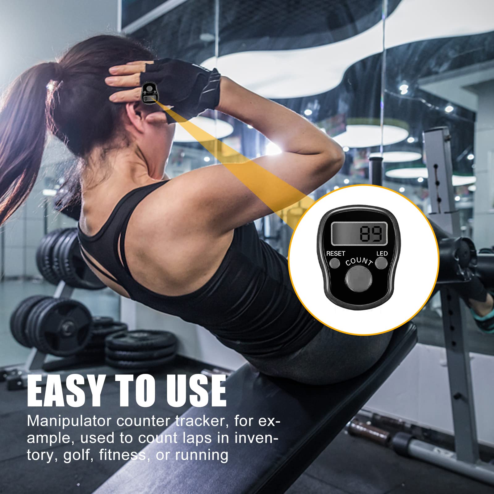 IWILCS 15 Pcs Compteurs De Doigts, Compteur De Doigts Électronique